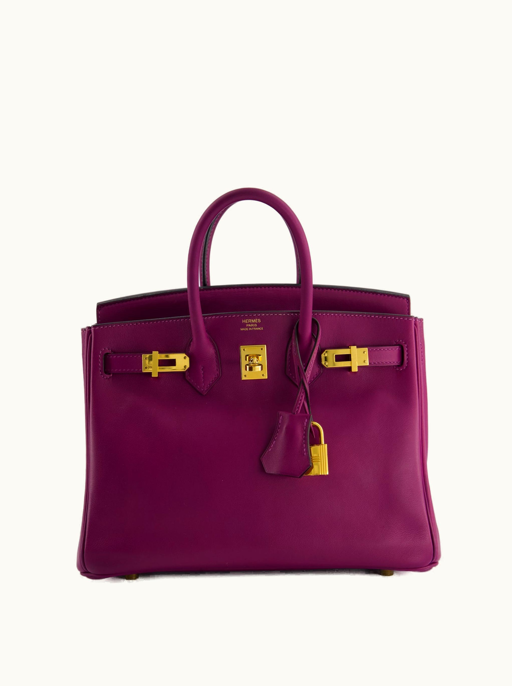 Hermès Hermès Birkin 25cm - Anemone - Epsom - Retourne - Gold (GHW)