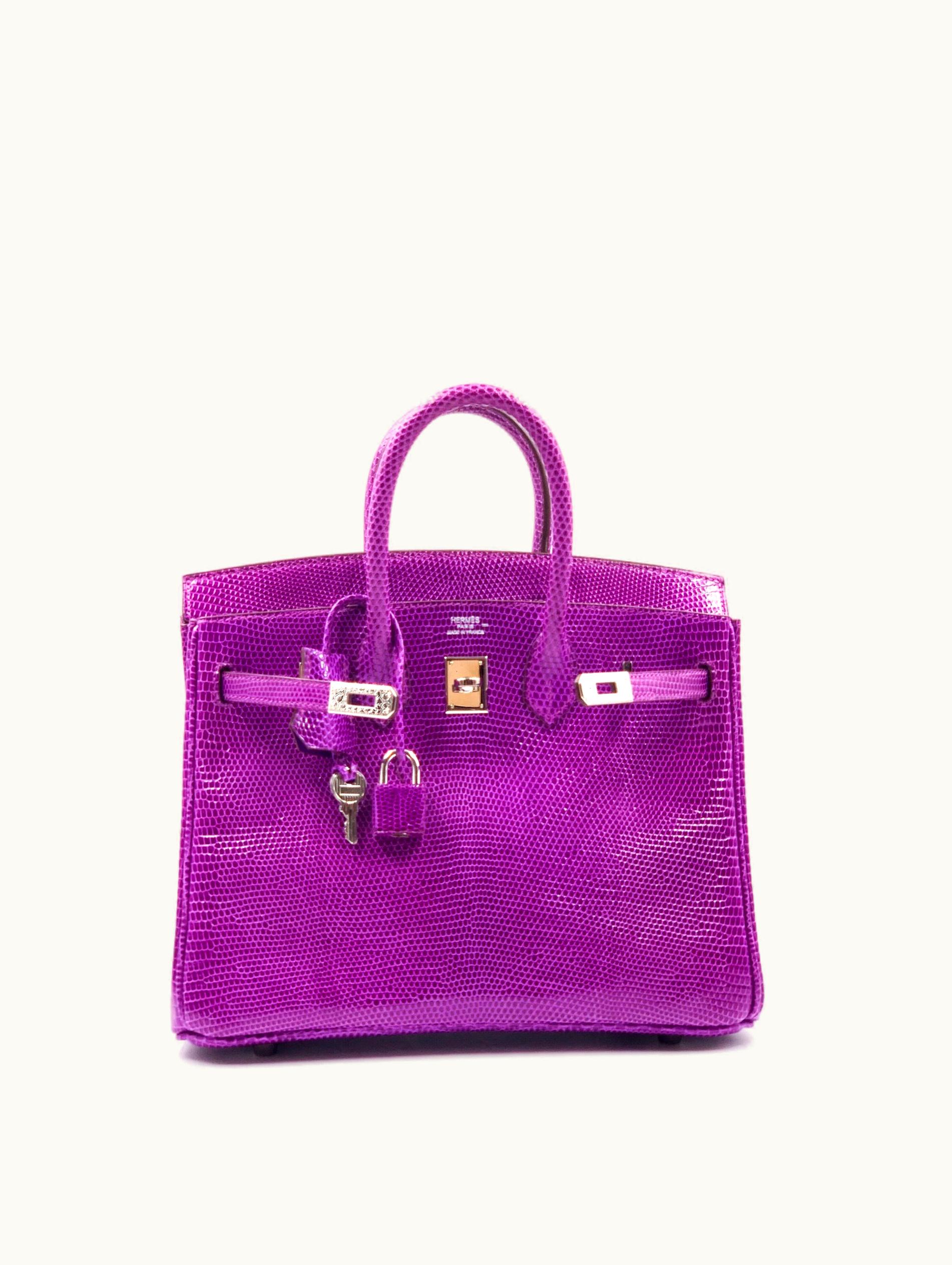 Hermès Hermès Birkin 25cm - Violet - Epsom - Sellier - Palladium (PHW)