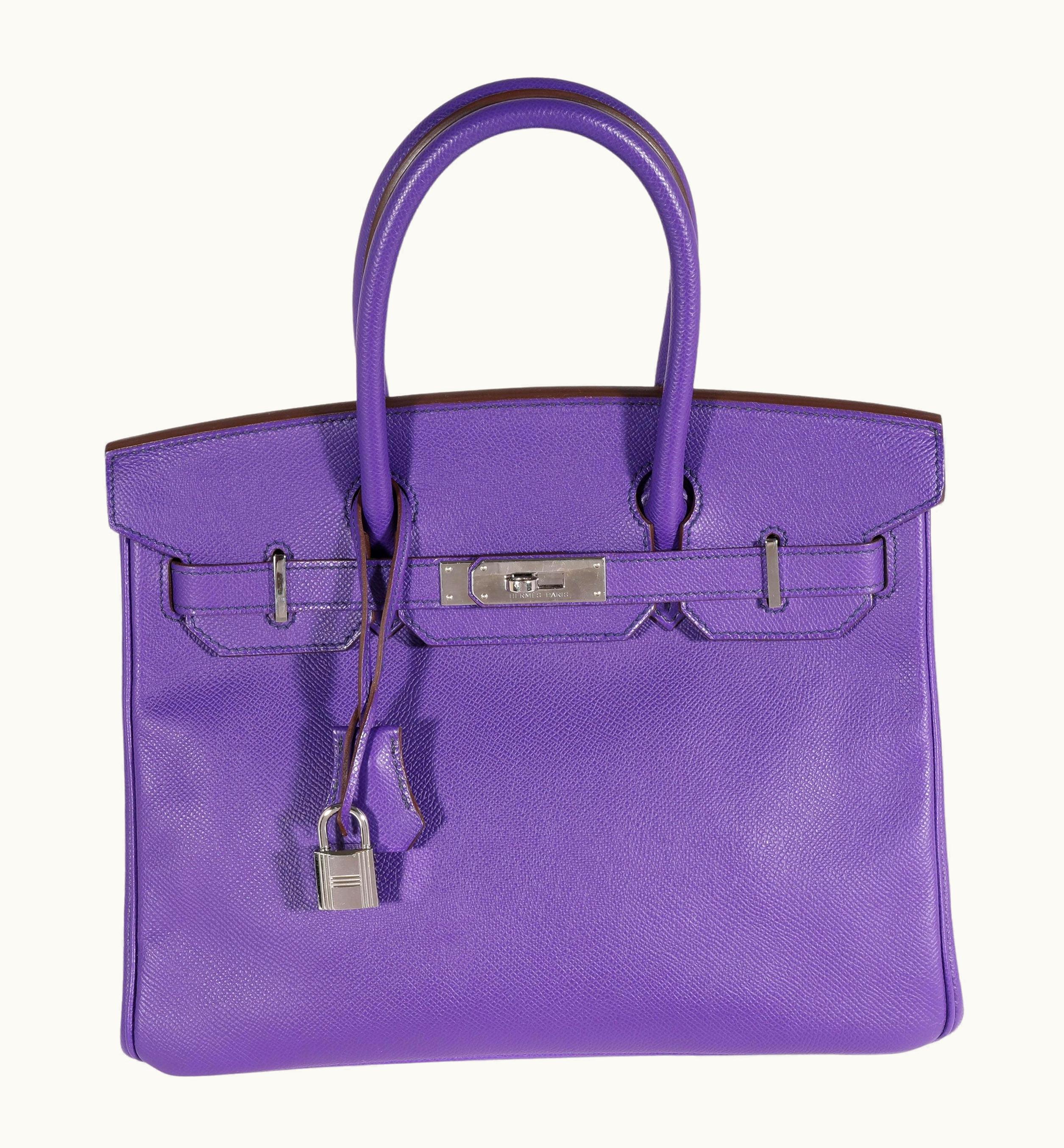 Hermès Hermès Birkin 25cm - Crocus - Swift - Retourne - Palladium (PHW)