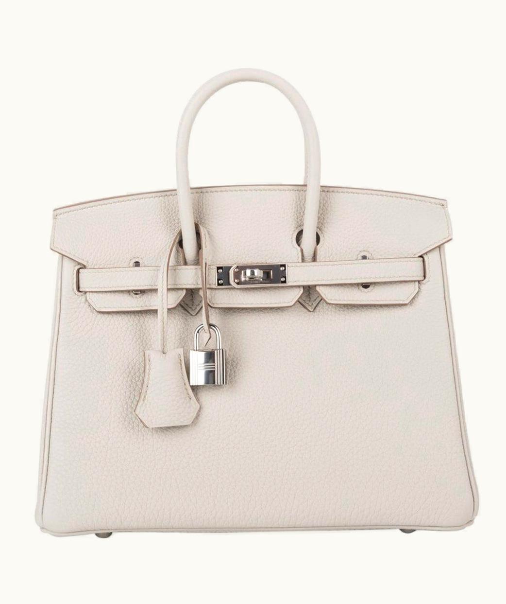 Hermès Hermès Birkin 25cm - Beton - Swift - Sellier - Palladium (PHW)