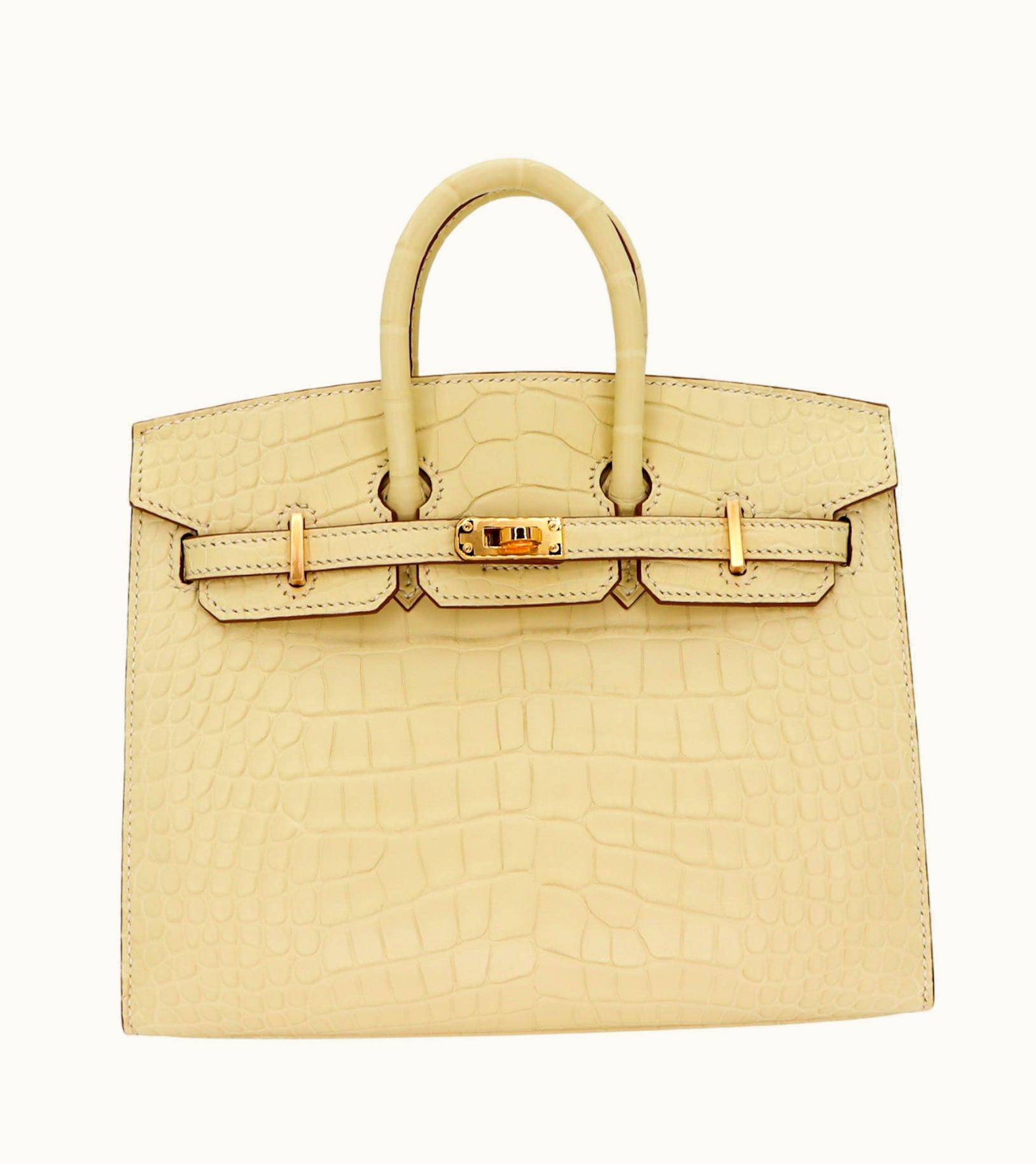 Hermès Hermès Birkin 25cm - Vanille - Swift - Sellier - Gold (GHW)