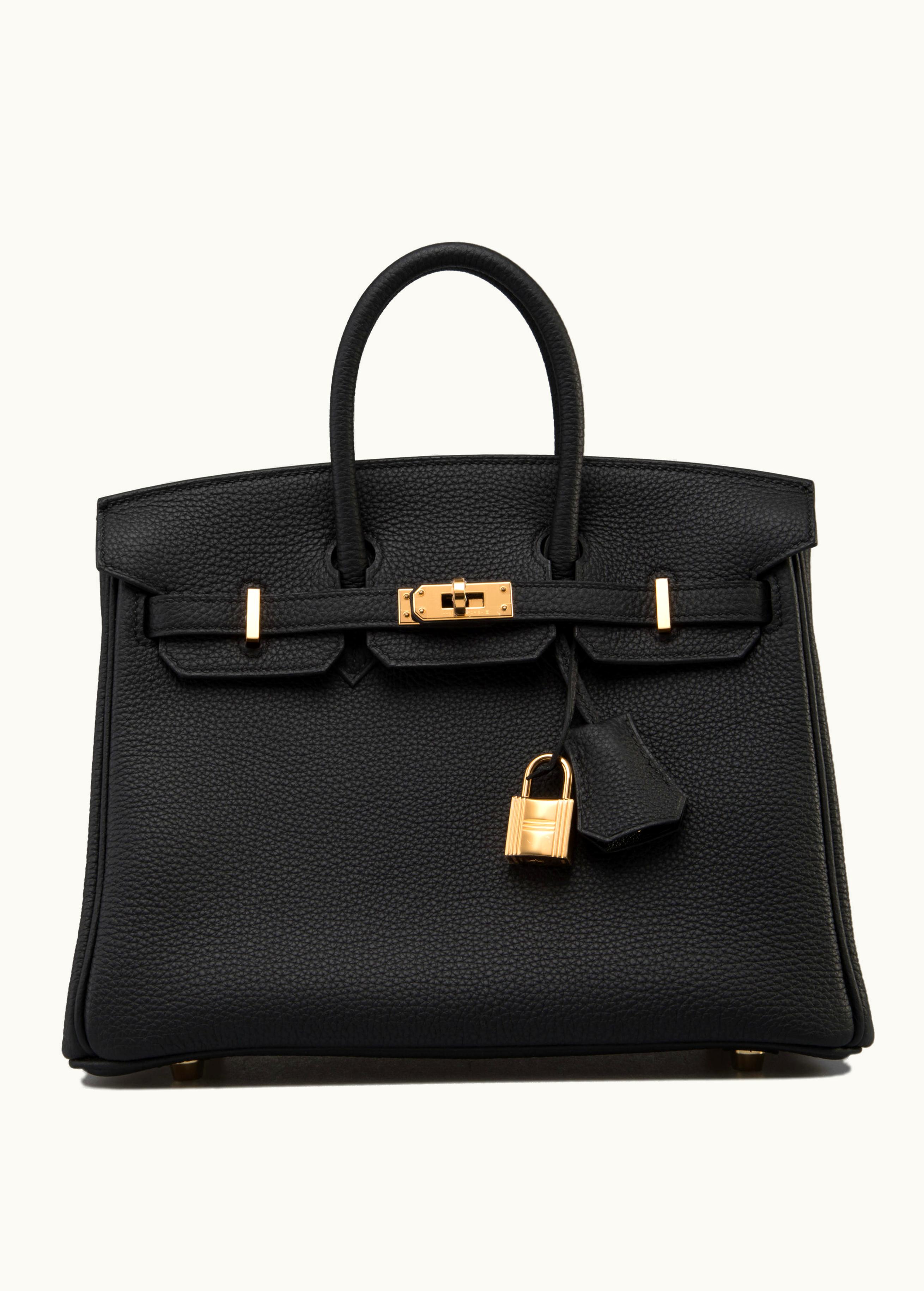 Hermès Hermès Birkin 25cm - Black - Epsom - Retourne - Gold (GHW)