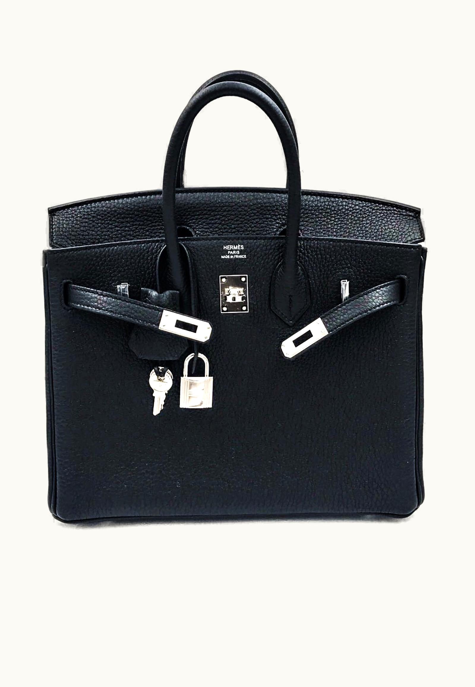 Hermès Hermès Birkin 25cm - Black - Epsom - Retourne - Palladium (PHW)