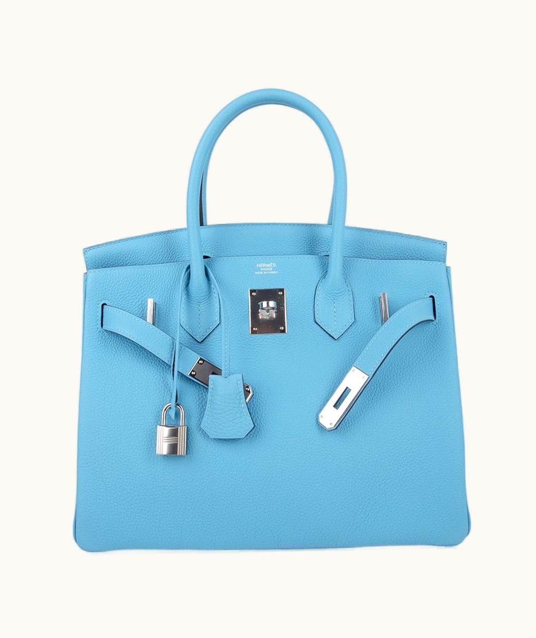 Hermès Hermès Birkin 30cm - Bleu Du Nord - Swift - Sellier - Palladium (PHW)