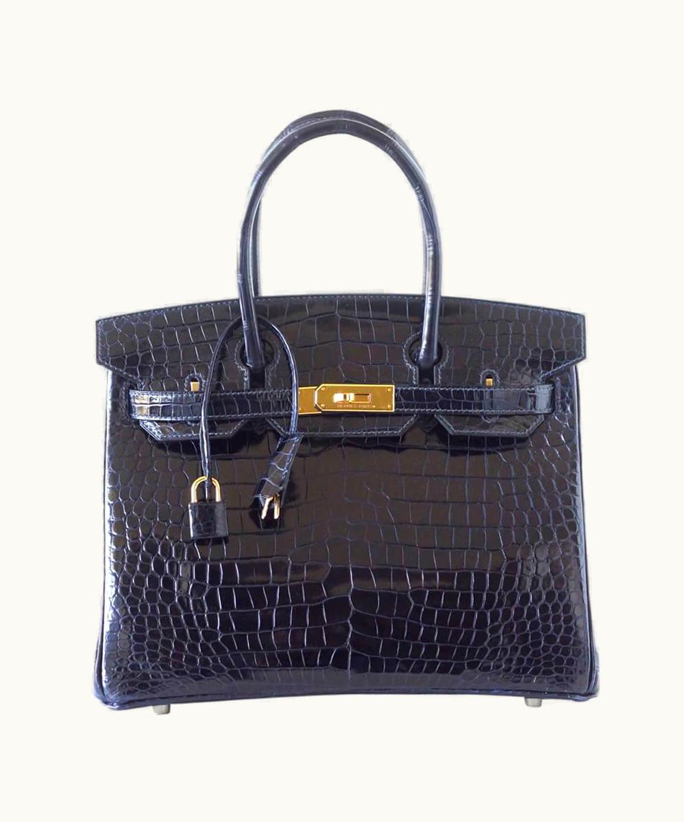 Hermès Hermès Birkin 30cm - Bleu Marine - Epsom - Retourne - Palladium (PHW)