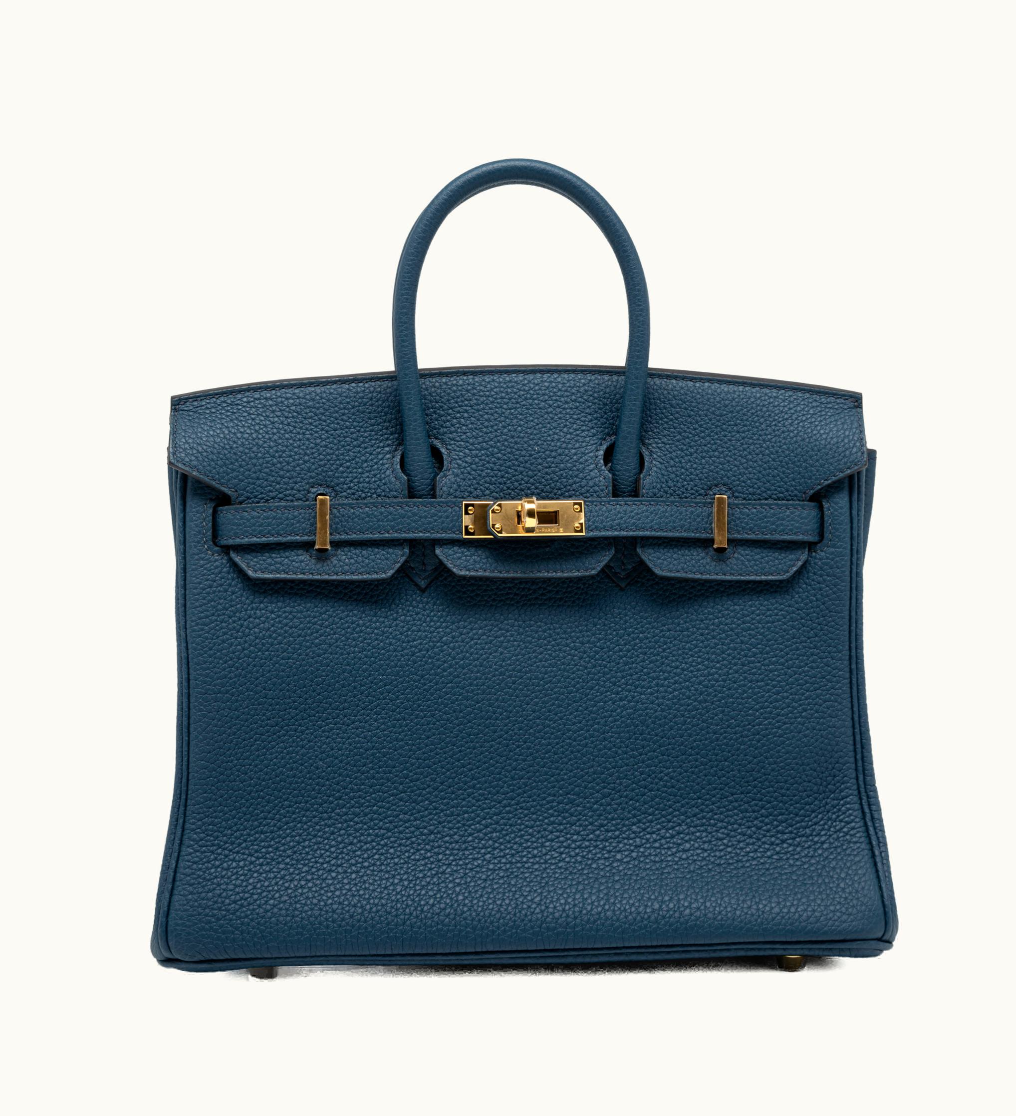 Hermès Hermès Birkin 30cm - Bleu de Prusse - Swift - Retourne - Gold (GHW)