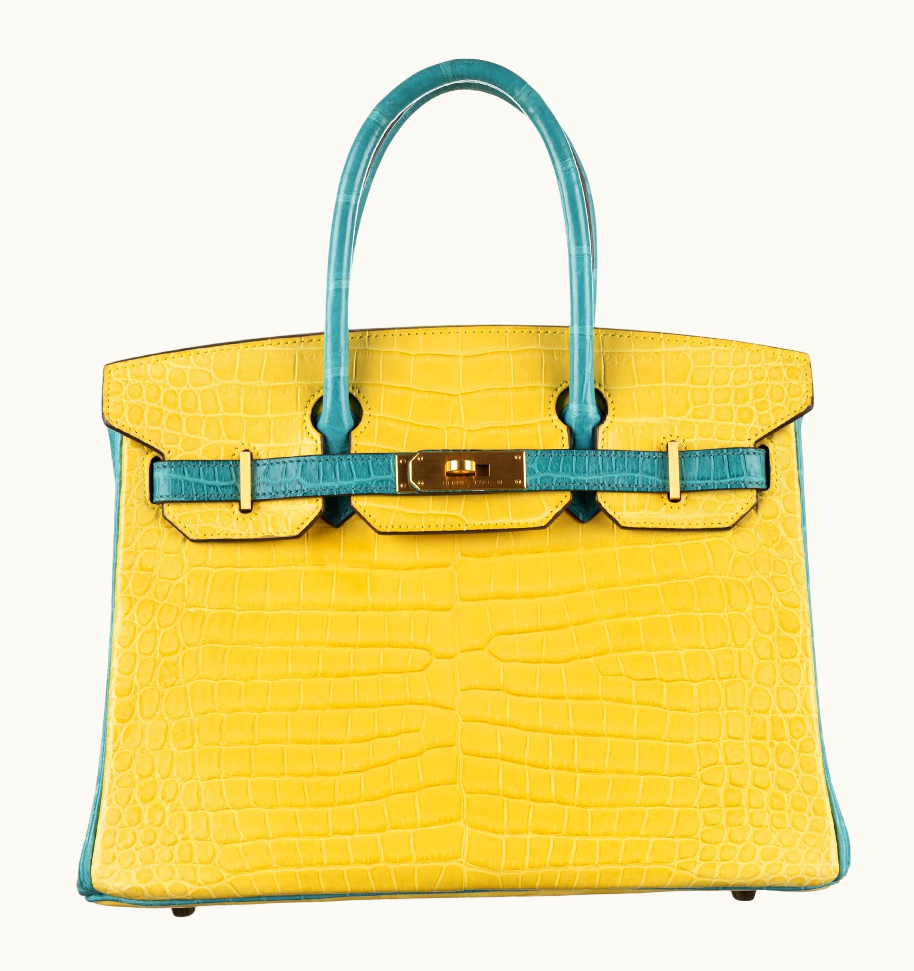 Hermès Hermès Birkin 30cm - Bleu Paon - Epsom - Sellier - Gold (GHW)