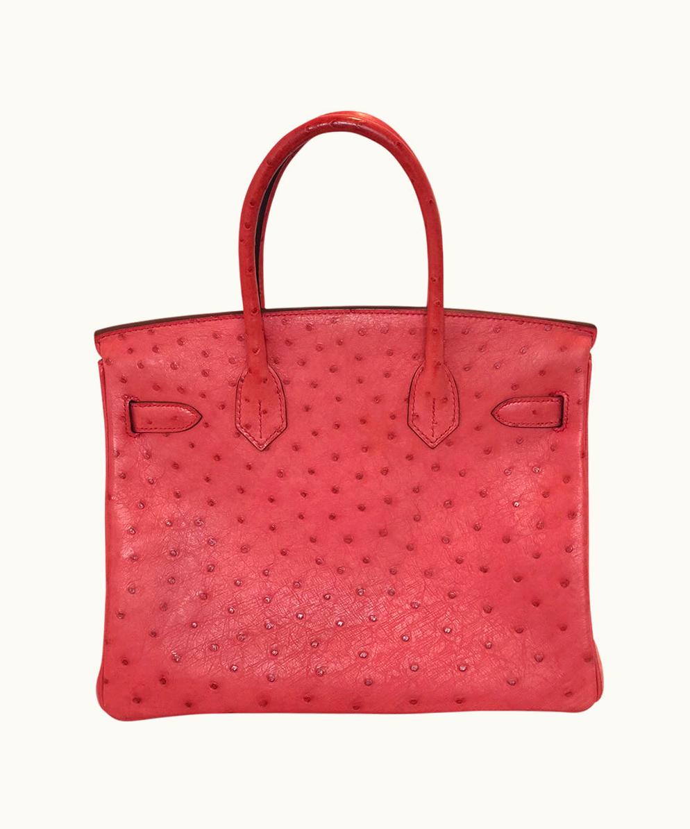 Hermès Hermès Birkin 30cm - Bougainvillea - Clemence - Retourne - Palladium (PHW)