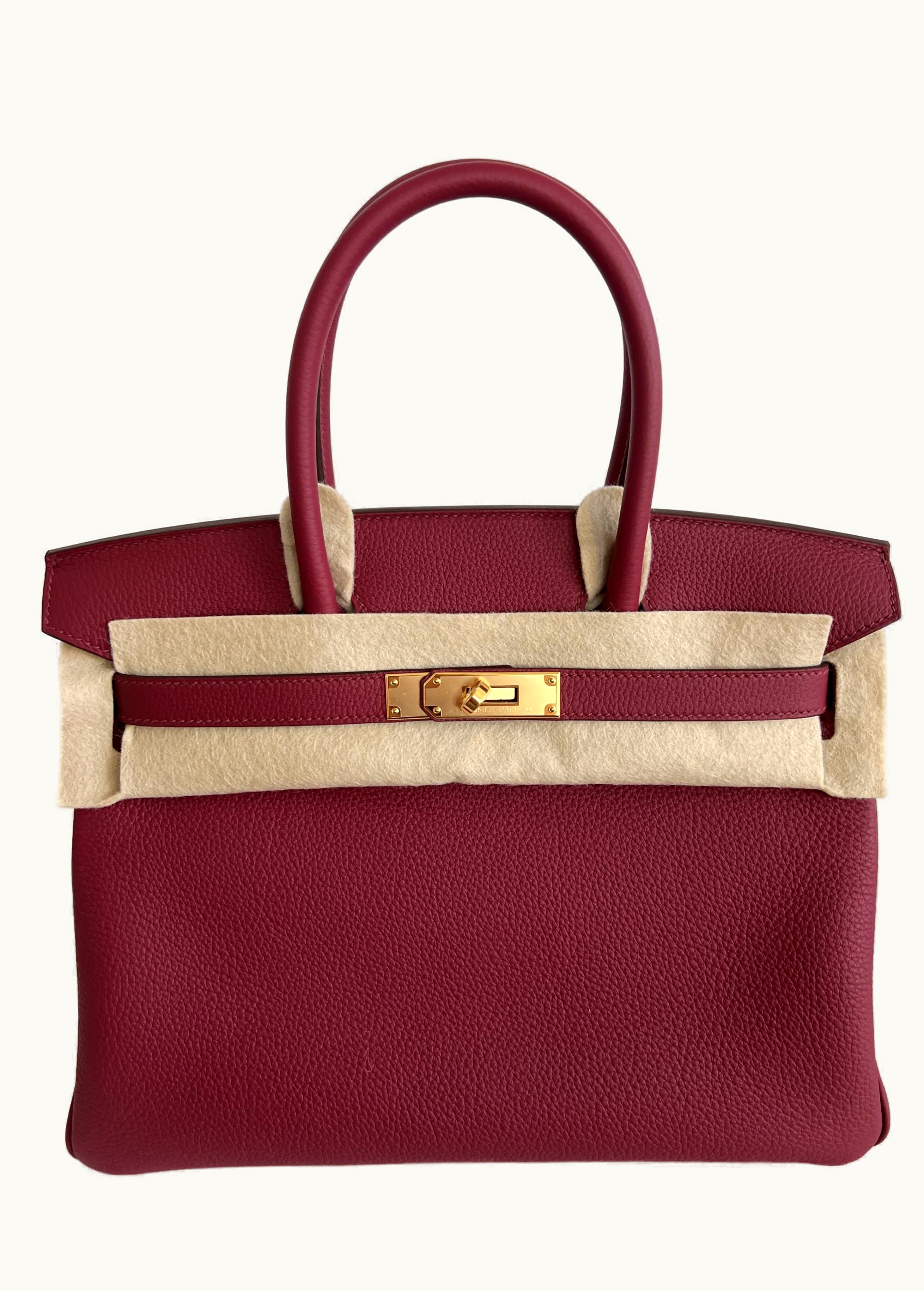 Hermès Hermès Birkin 30cm - Rubis - Swift - Sellier - Gold (GHW)