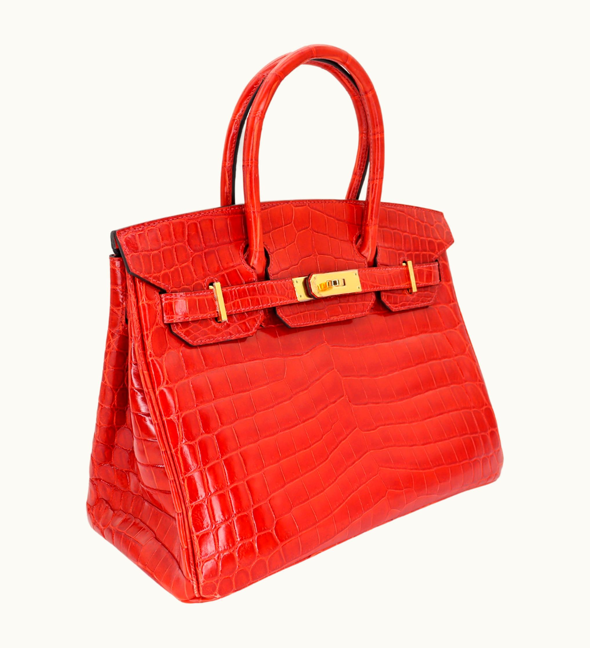 Hermès Hermès Birkin 30cm - Braise - Epsom - Retourne - Gold (GHW)