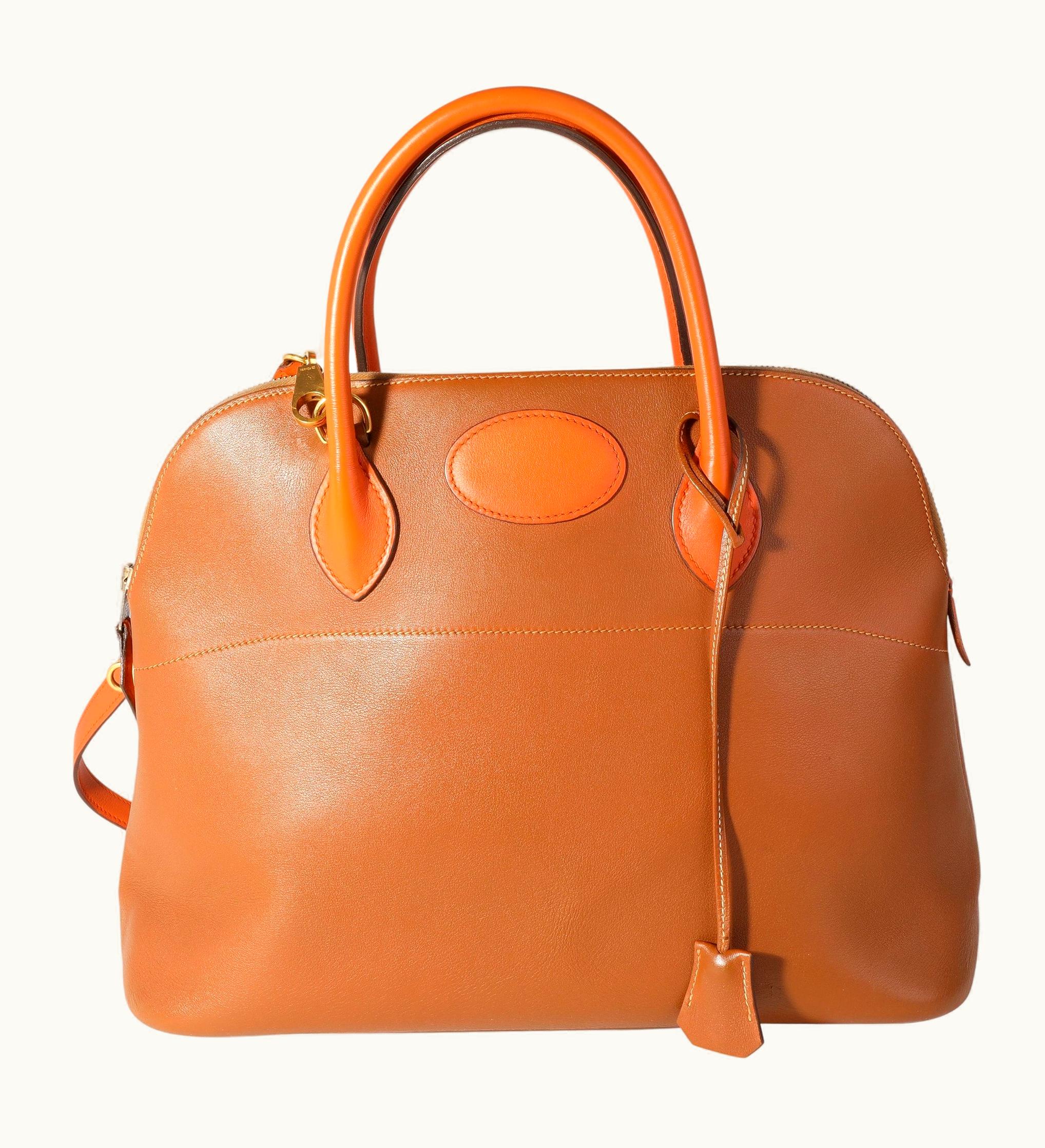 Hermès Hermès Birkin 30cm - Feu - Clemence - Retourne - Gold (GHW)