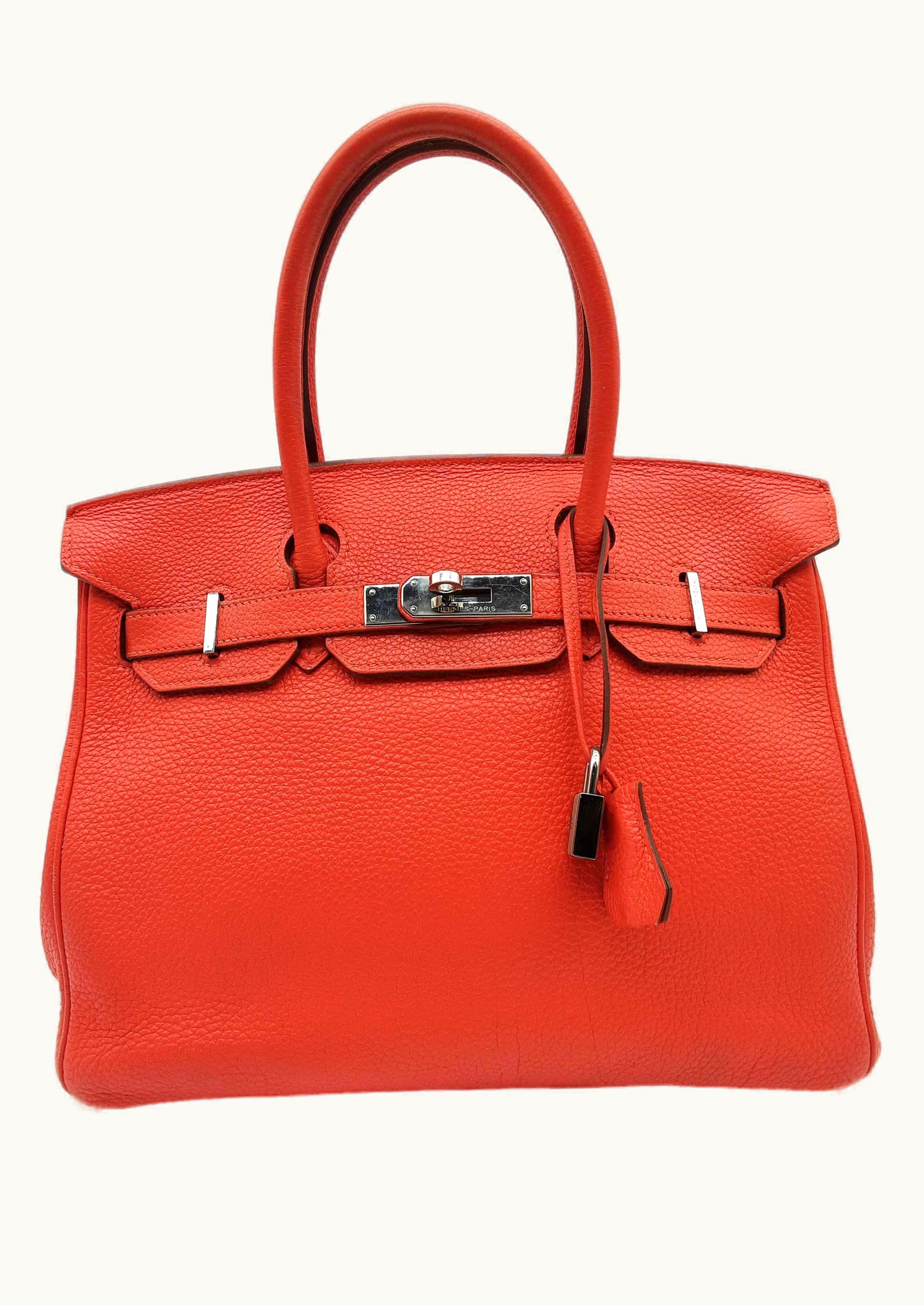 Hermès Hermès Birkin 30cm - Sanguine - Swift - Sellier - Palladium (PHW)