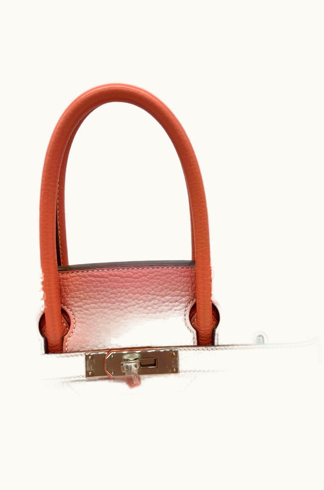 Hermès Hermès Birkin 30cm - Crevette - Togo - Retourne - Palladium (PHW)