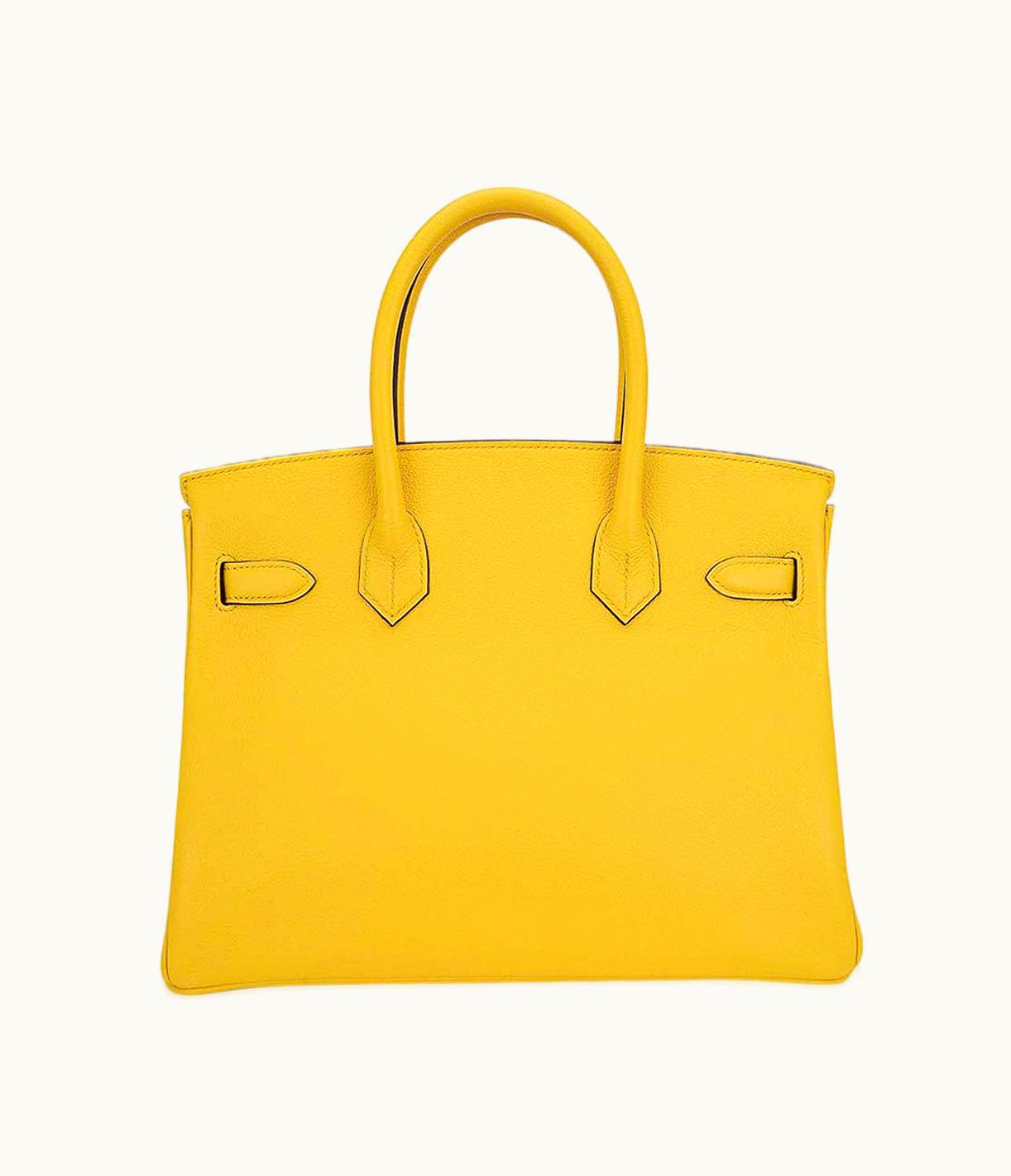Hermès Hermès Birkin 30cm - Jaune De Naples - Epsom - Sellier - Gold (GHW)