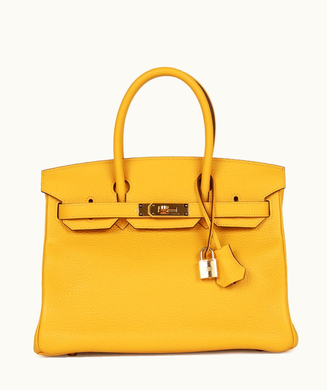 Hermès Hermès Birkin 30cm - Soleil - Swift - Retourne - Gold (GHW)