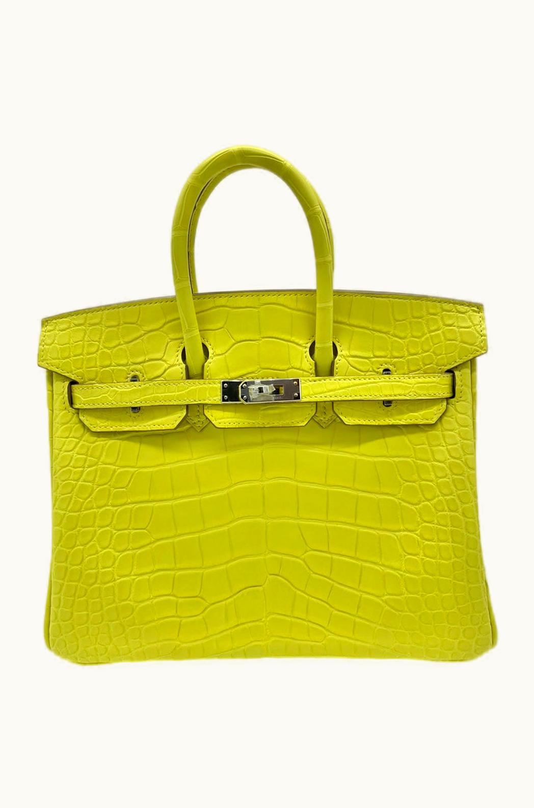 Hermès Hermès Birkin 30cm - Lime - Swift - Retourne - Palladium (PHW)