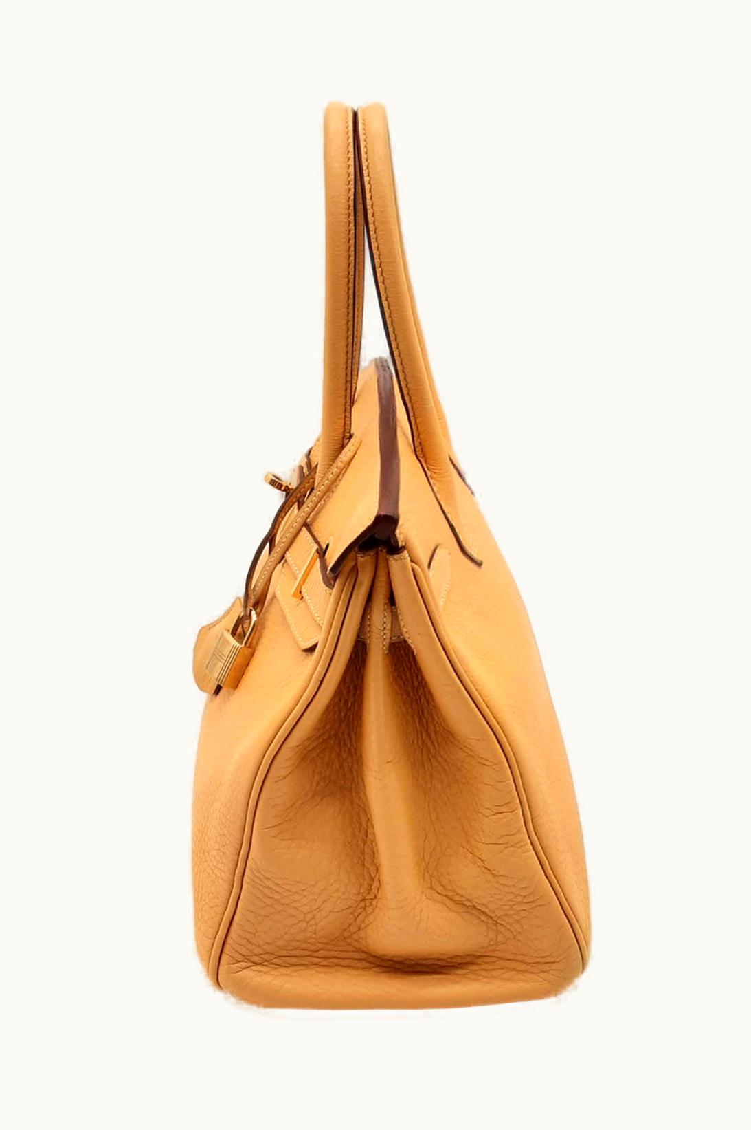 Hermès Hermès Birkin 30cm - Curry - Epsom - Sellier - Gold (GHW)