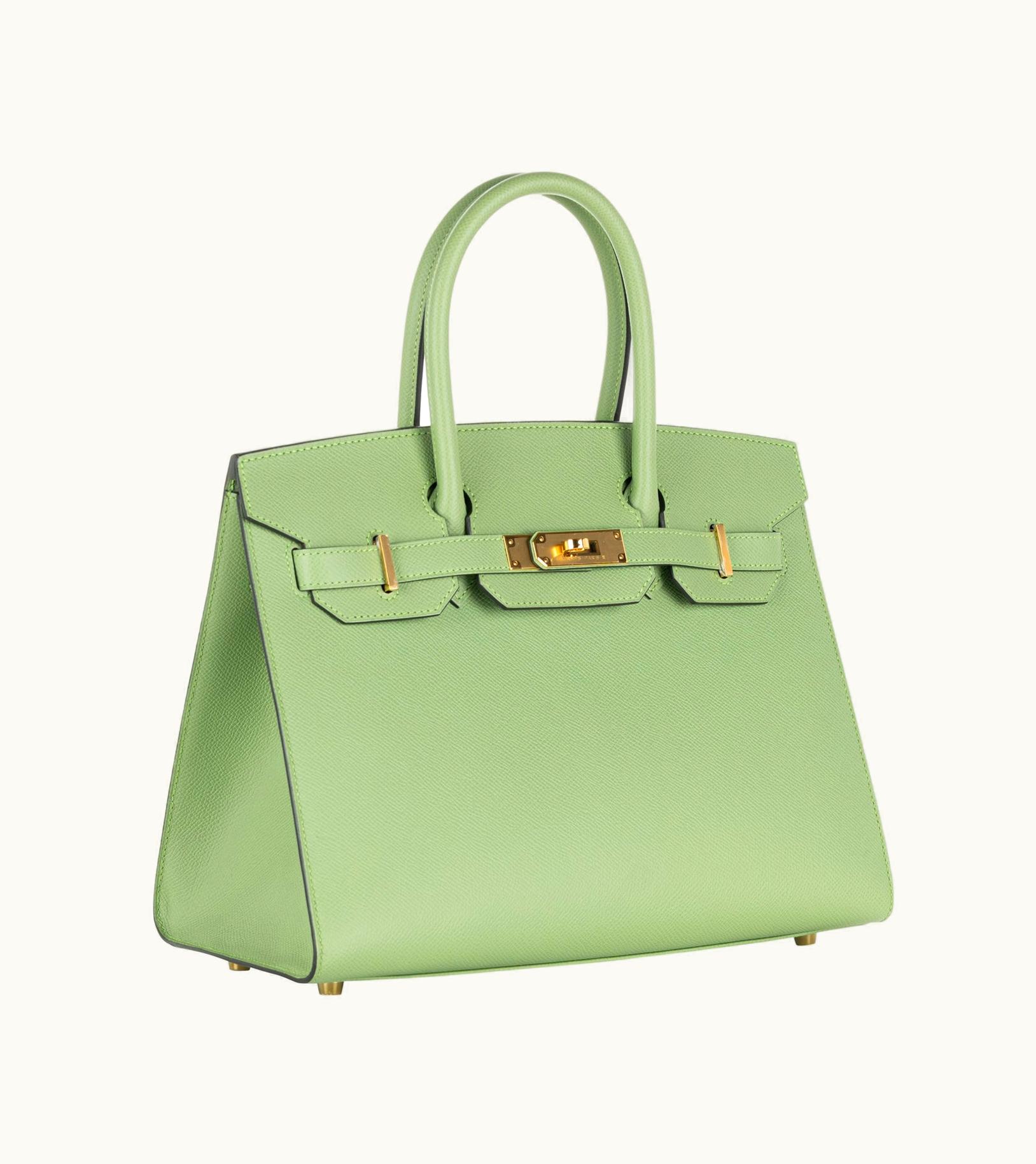 Hermès Hermès Birkin 30cm - Vert Criquet - Togo - Sellier - Gold (GHW)