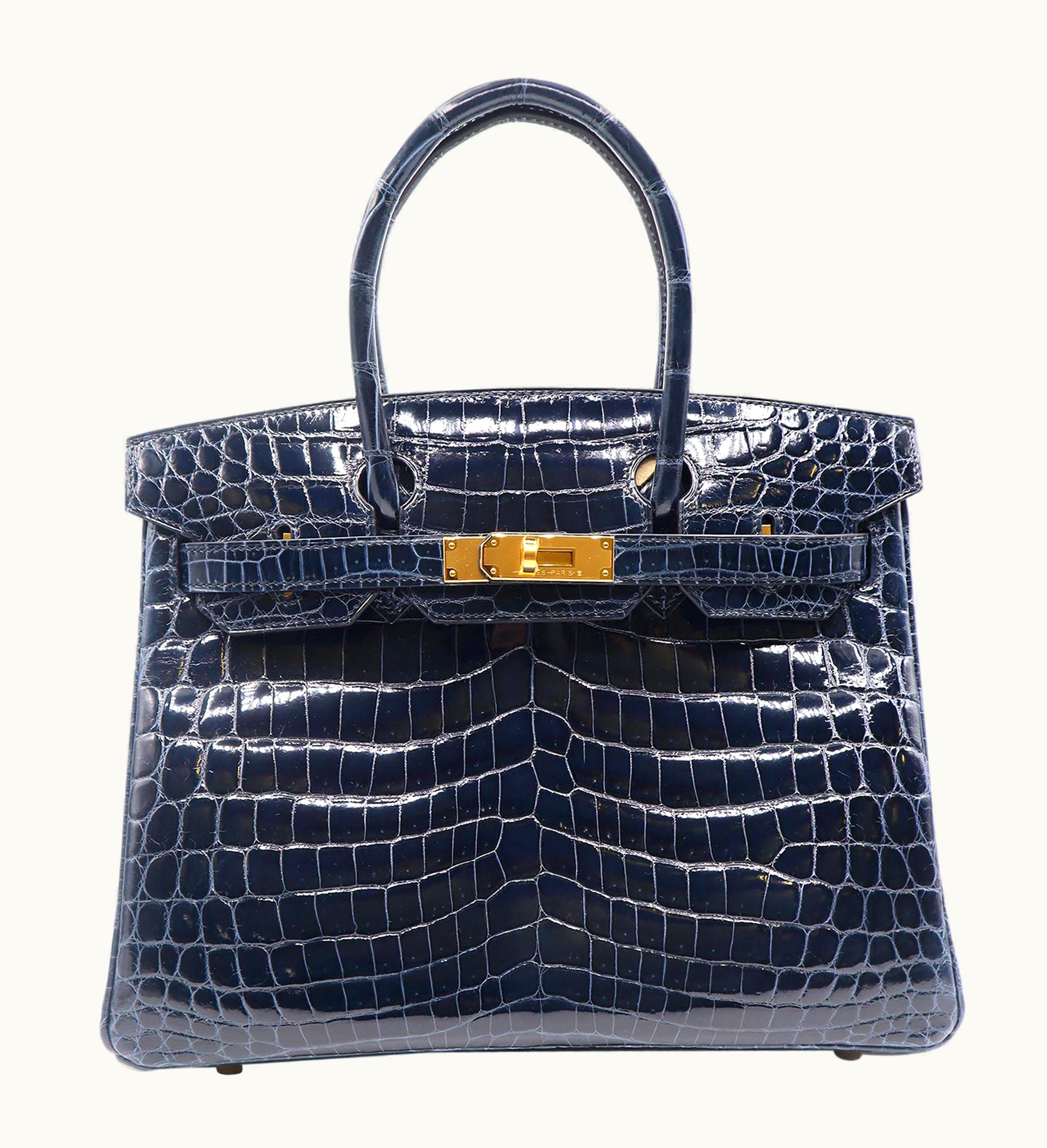 Hermès Hermès Birkin 30cm - Vert Rousseau - Swift - Retourne - Gold (GHW)