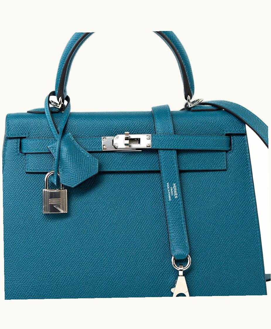 Hermès Hermès Birkin 30cm - Vert Bosphore - Epsom - Sellier - Palladium (PHW)