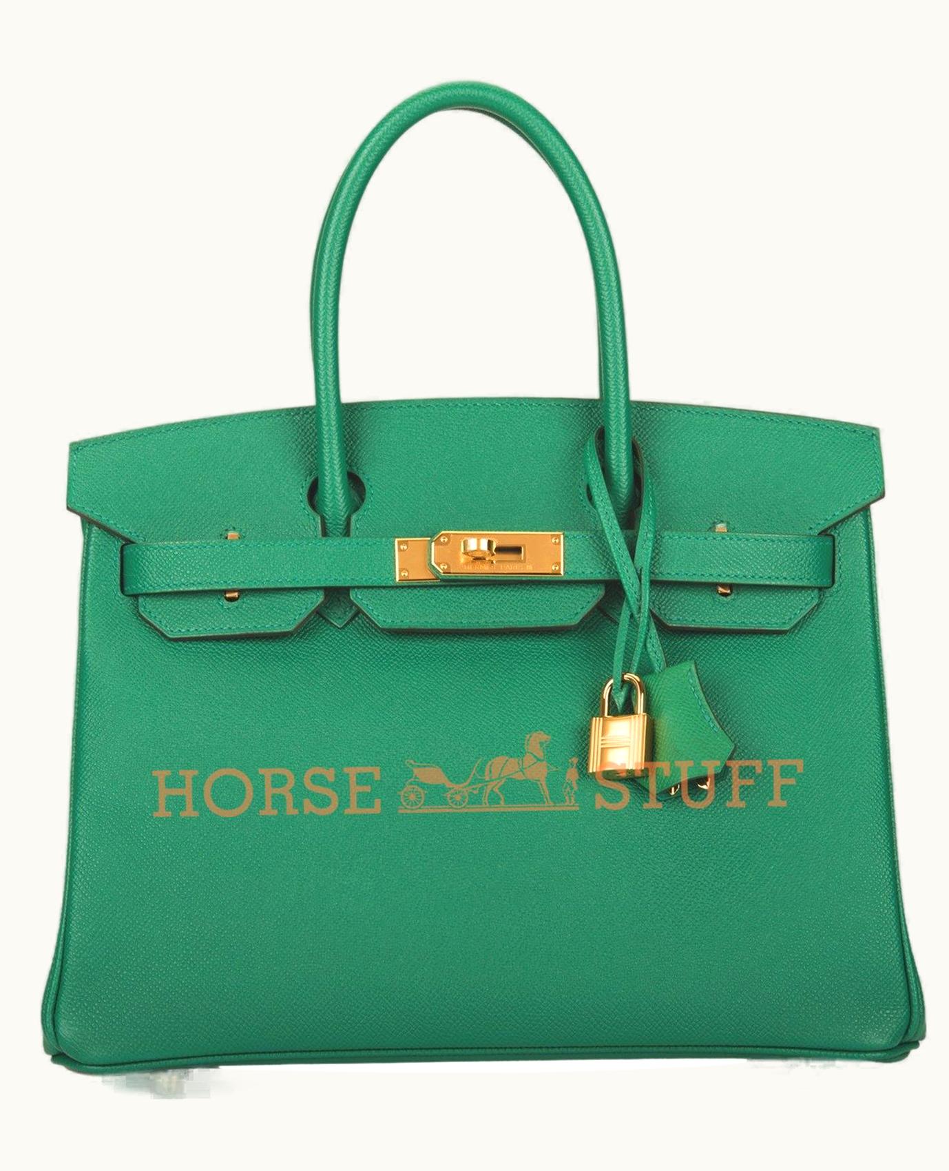 Hermès Hermès Birkin 30cm - Vert Vertigo - Togo - Retourne - Gold (GHW)
