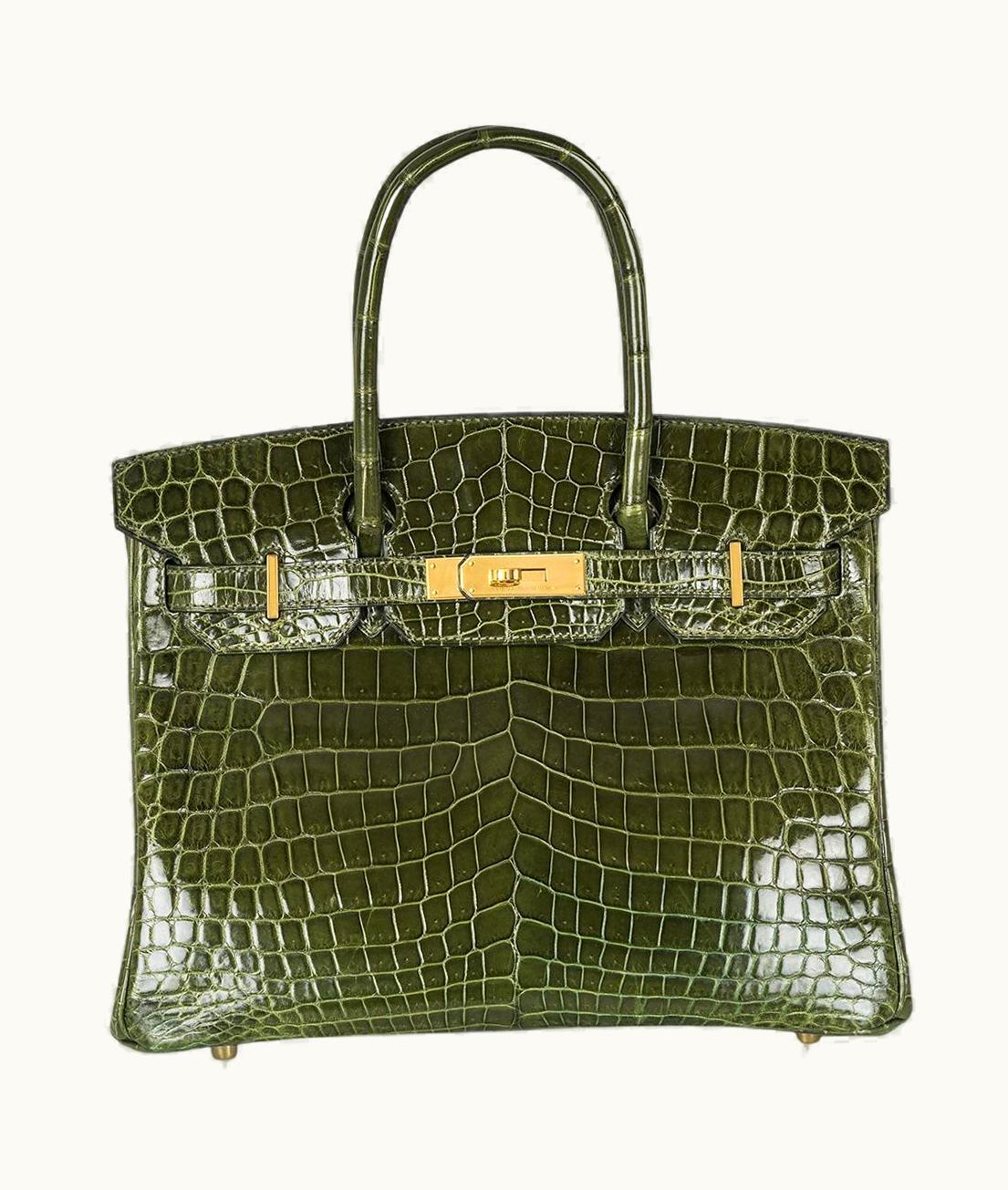 Hermès Hermès Birkin 30cm - Vert Veronese - Clemence - Retourne - Gold (GHW)