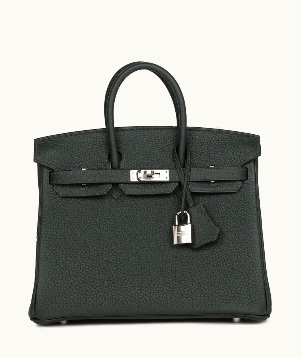 Hermès Hermès Birkin 30cm - Vert Fonce - Togo - Retourne - Palladium (PHW)