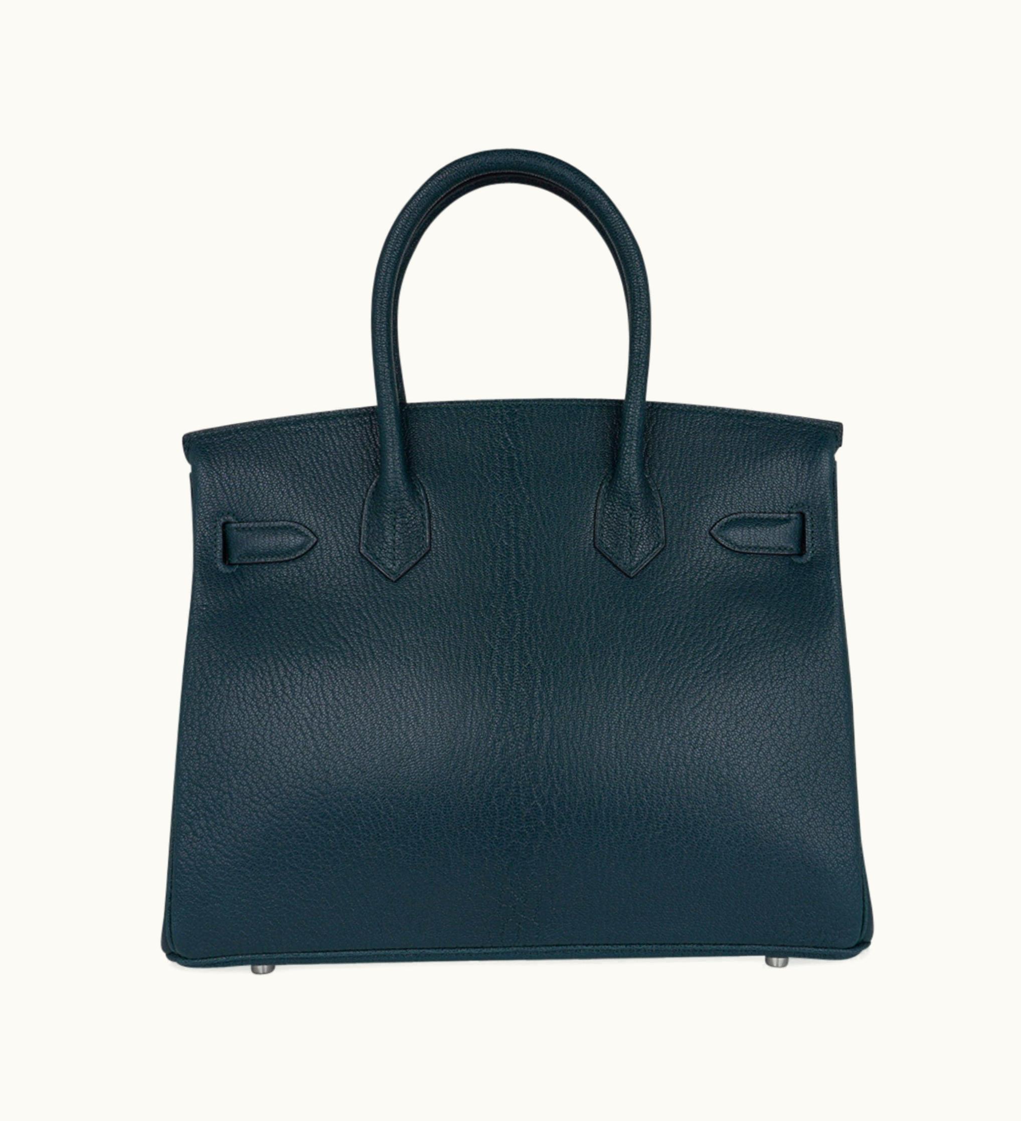 Hermès Hermès Birkin 30cm - Vert Cypress - Togo - Retourne - Palladium (PHW)