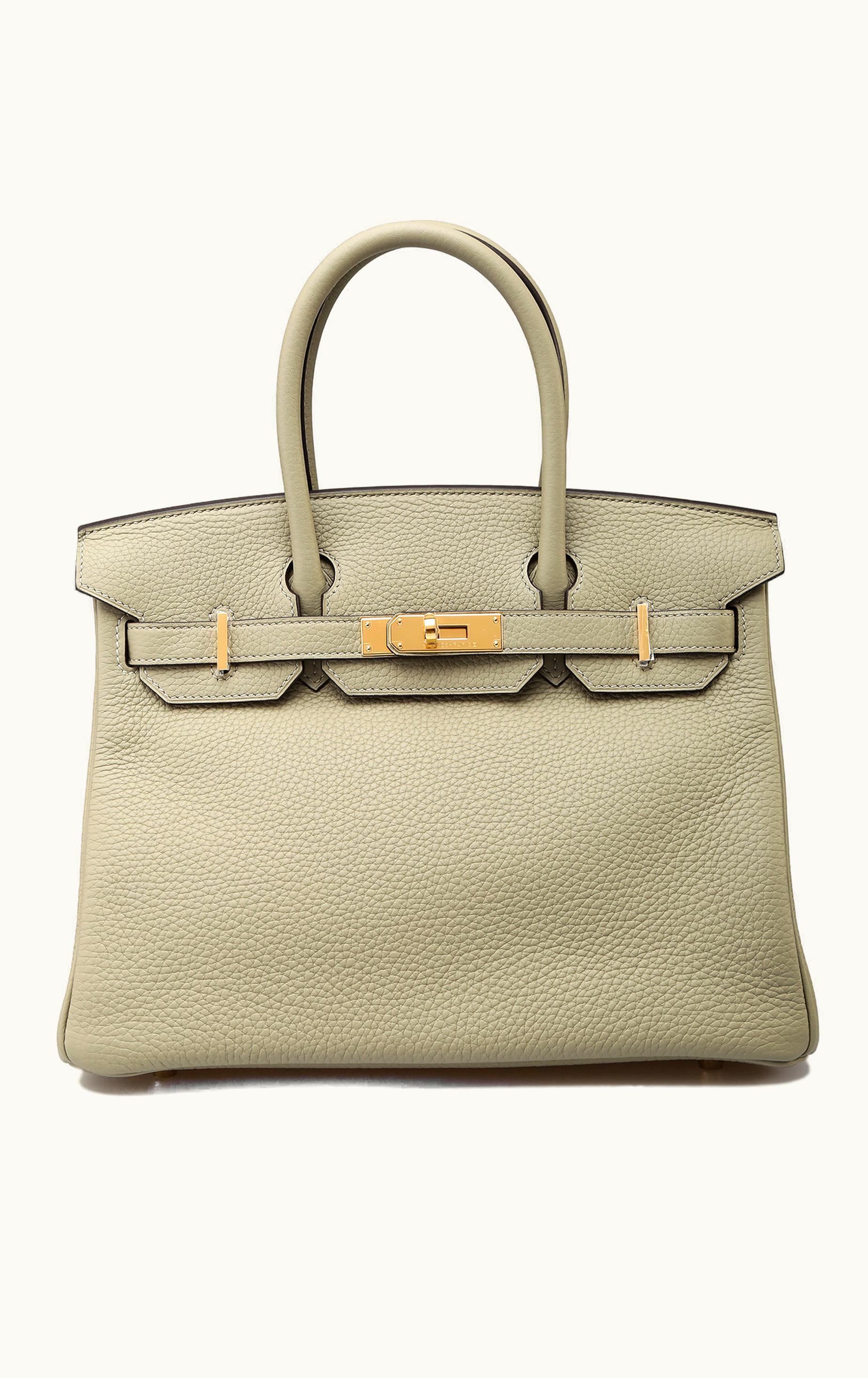 Hermès Hermès Birkin 30cm - Sauge - Swift - Retourne - Gold (GHW)