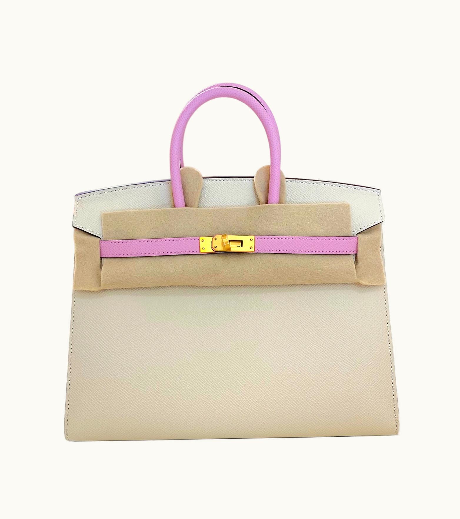 Hermès Hermès Birkin 30cm - Mauve Sylvestre - Swift - Sellier - Gold (GHW)