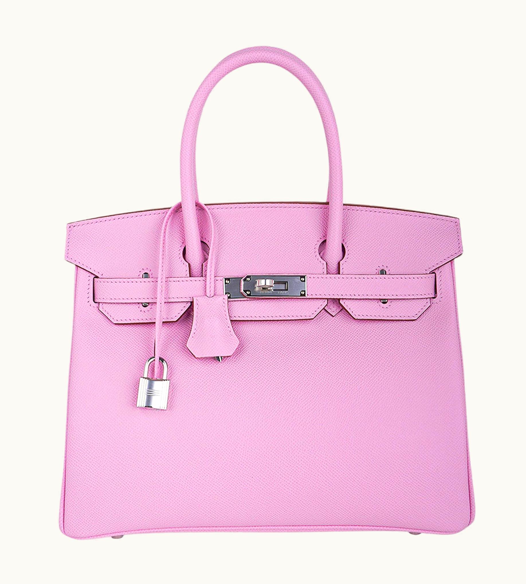 Hermès Hermès Birkin 30cm - Mauve Sylvestre - Swift - Sellier - Palladium (PHW)