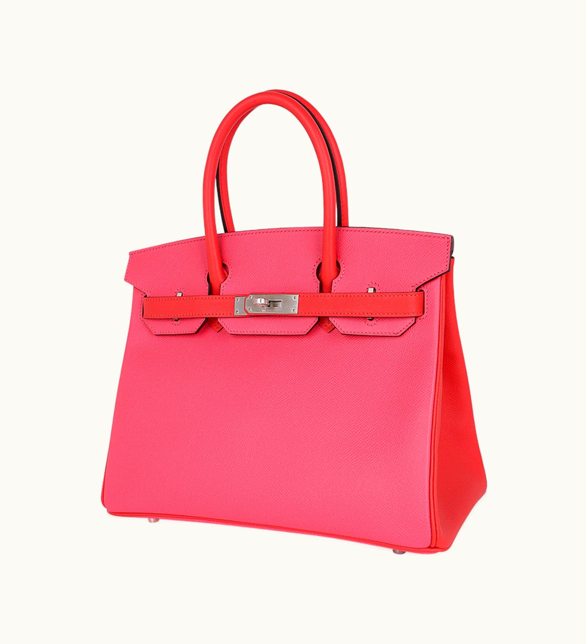 Hermès Hermès Birkin 30cm - Rose Azalee - Swift - Sellier - Palladium (PHW)