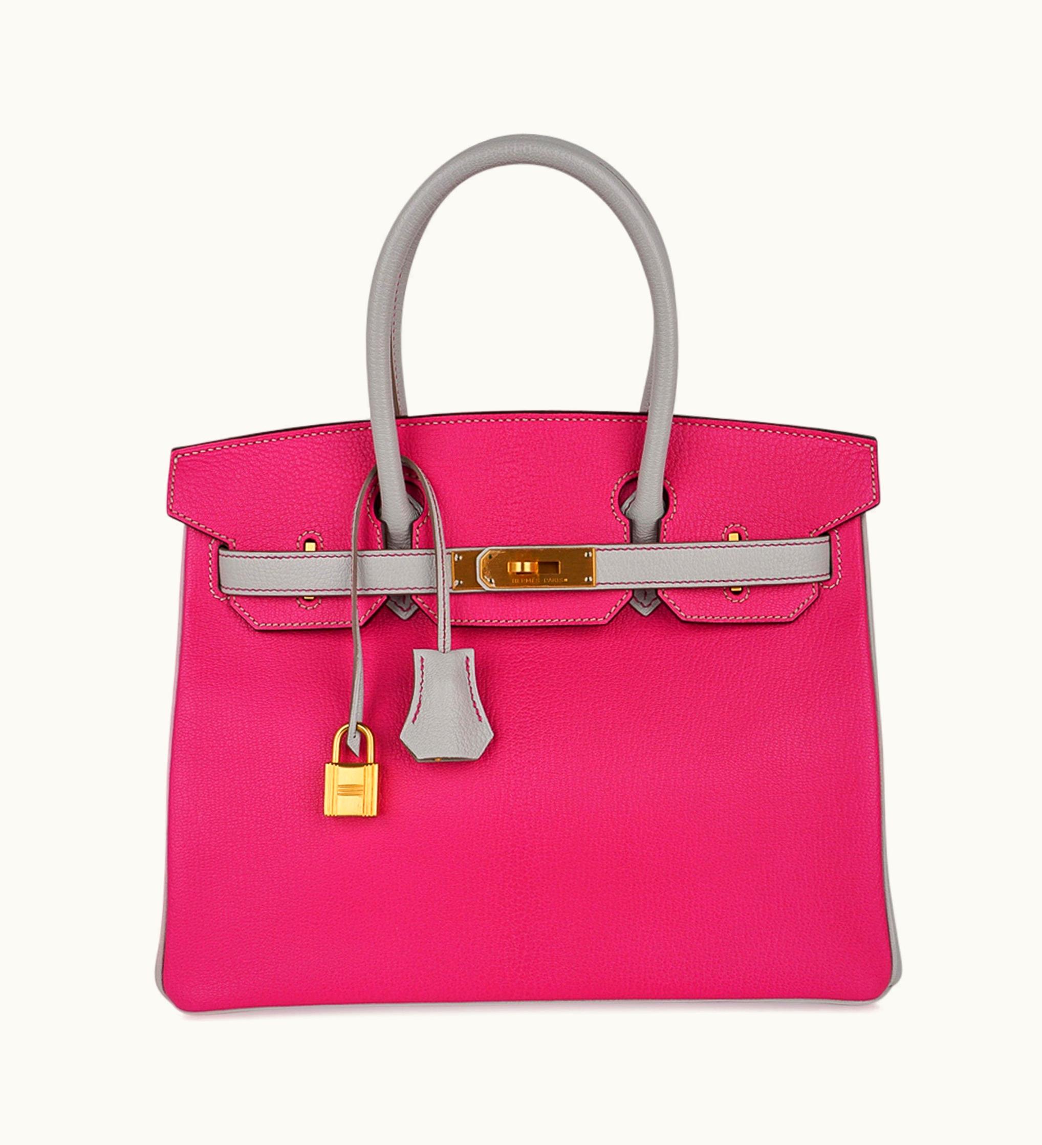 Hermès Hermès Birkin 30cm - Rose Shocking - Swift - Sellier - Gold (GHW)