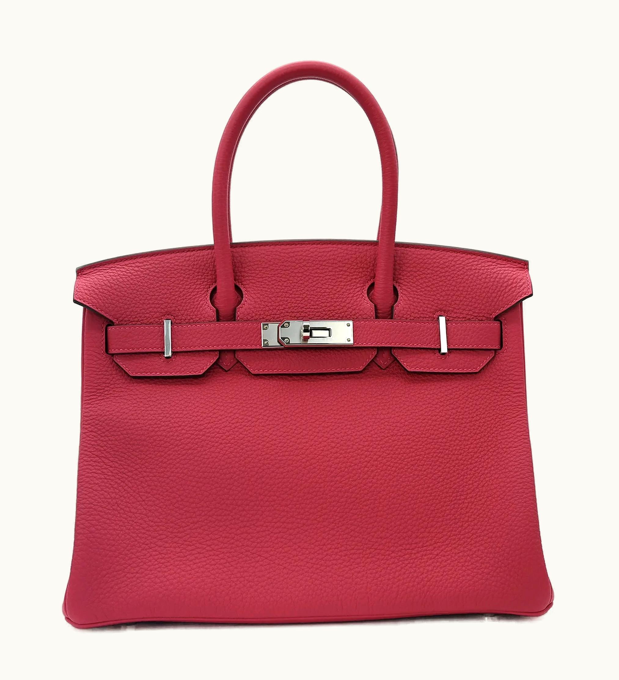 Hermès Hermès Birkin 30cm - Rose Extreme - Swift - Retourne - Palladium (PHW)
