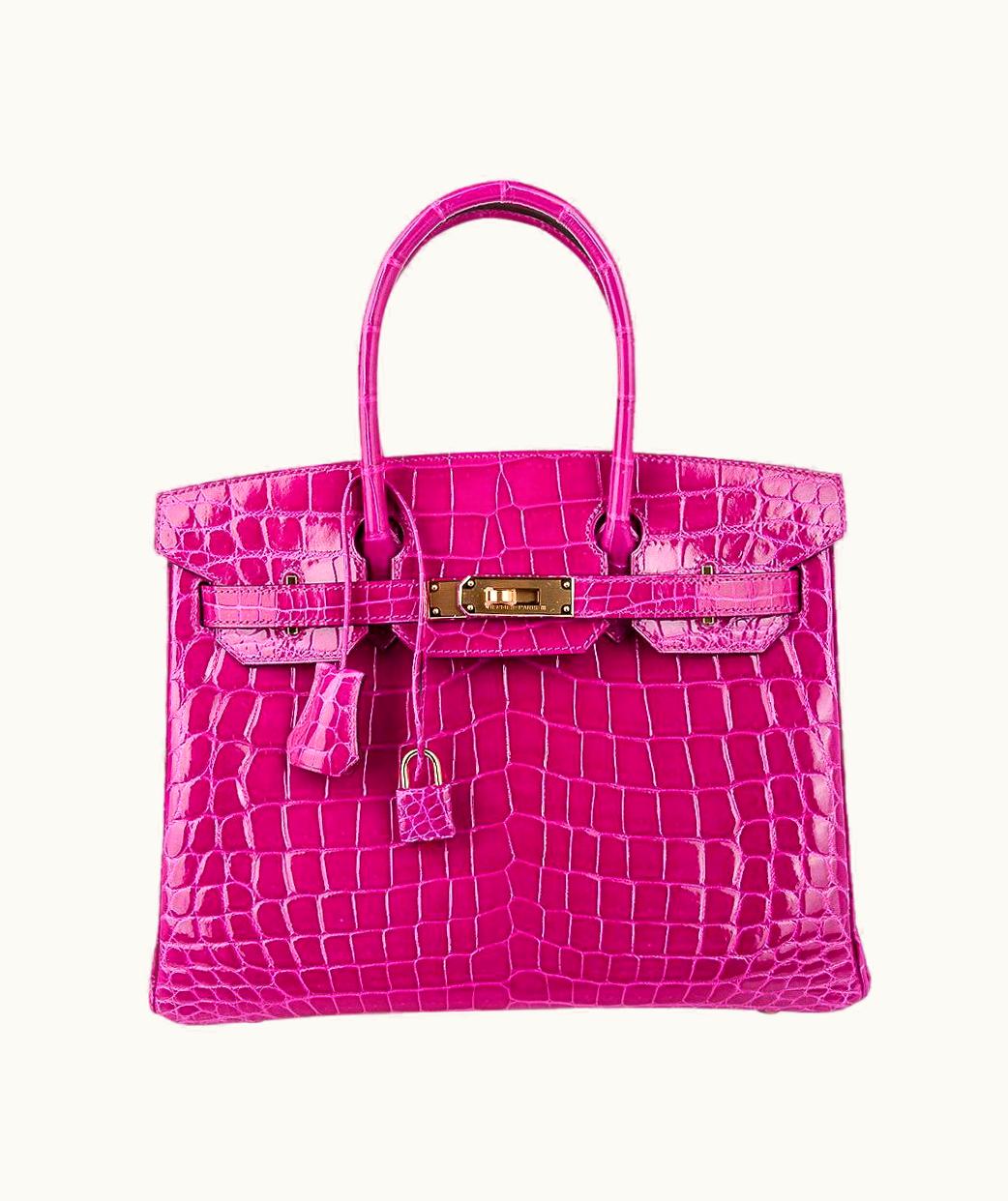 Hermès Hermès Birkin 30cm - Rose Scheherazade - Togo - Retourne - Gold (GHW)