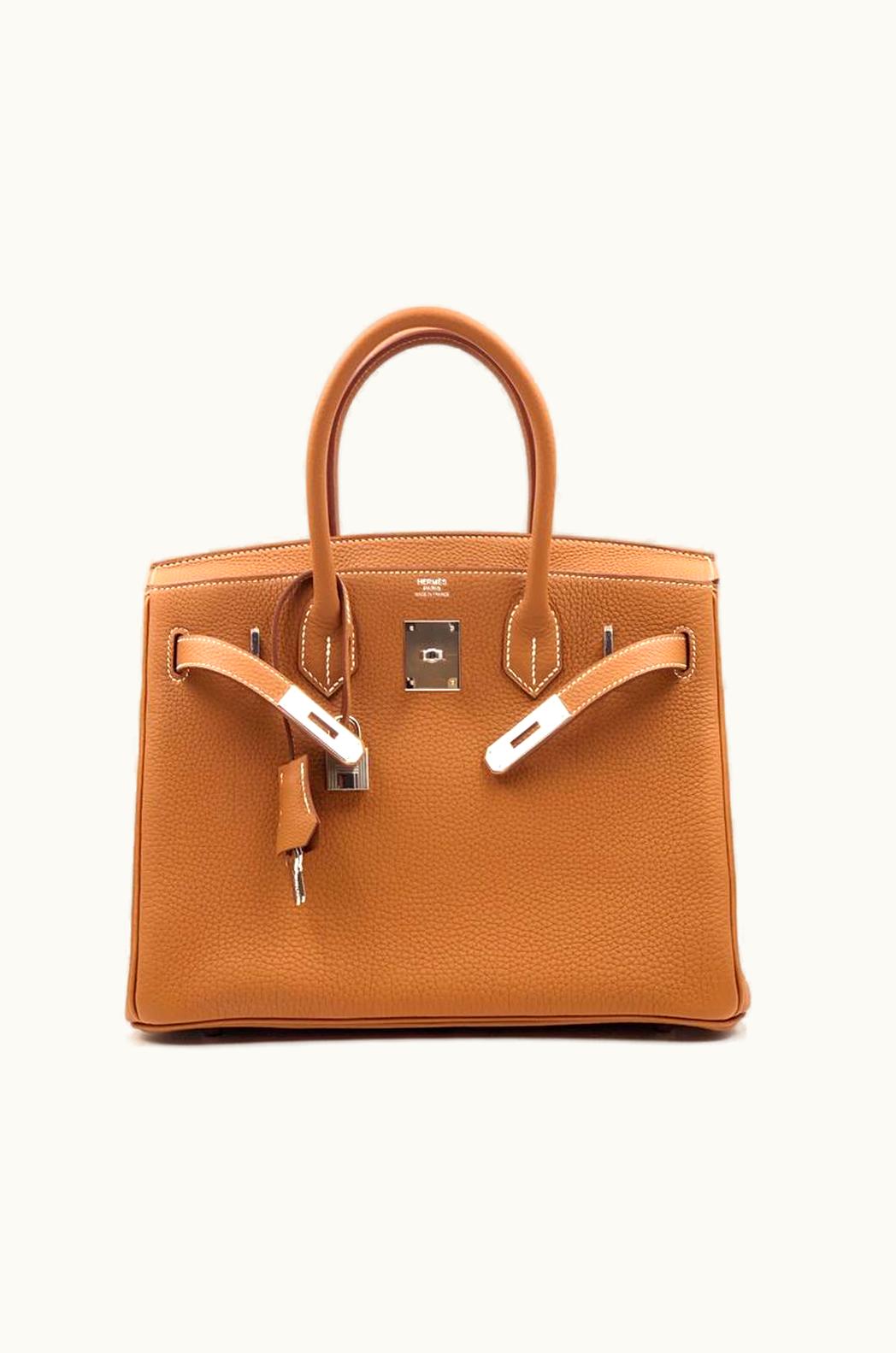 Hermès Hermès Birkin 30cm - Gold - Clemence - Retourne - Palladium (PHW)