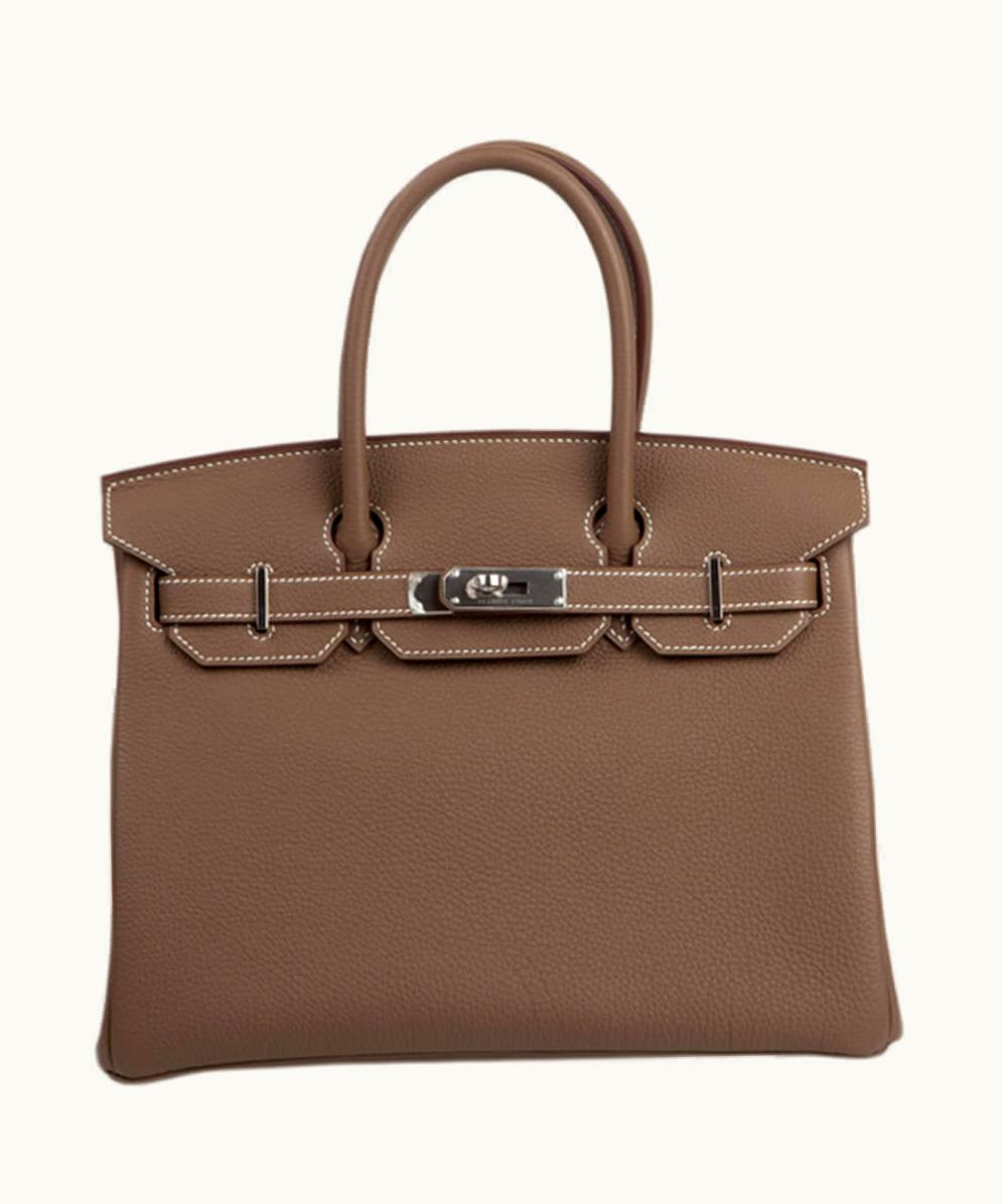 Hermès Hermès Birkin 30cm - Etoupe - Togo - Sellier - Palladium (PHW)