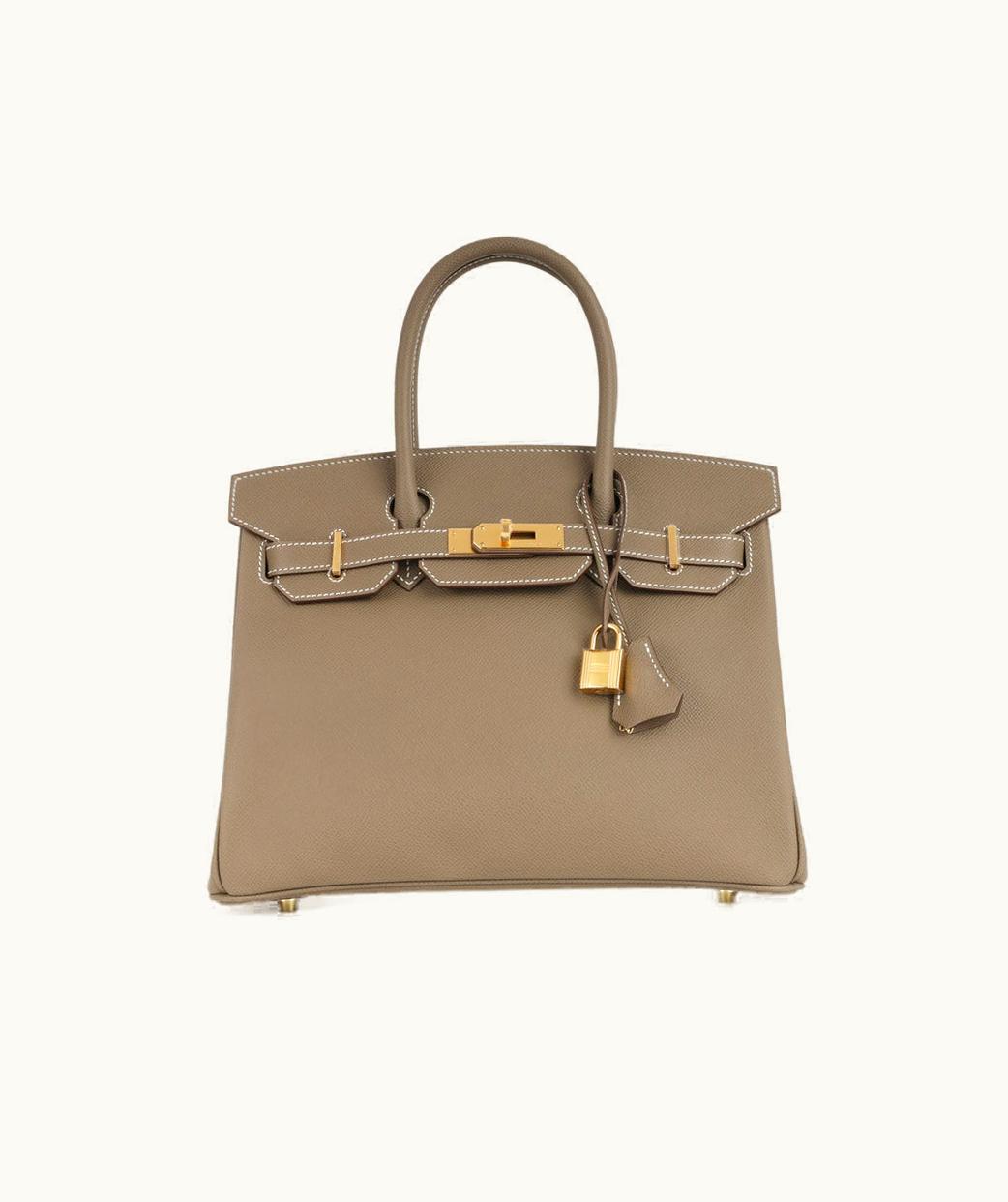 Hermès Hermès Birkin 30cm - Etoupe - Epsom - Retourne - Gold (GHW)