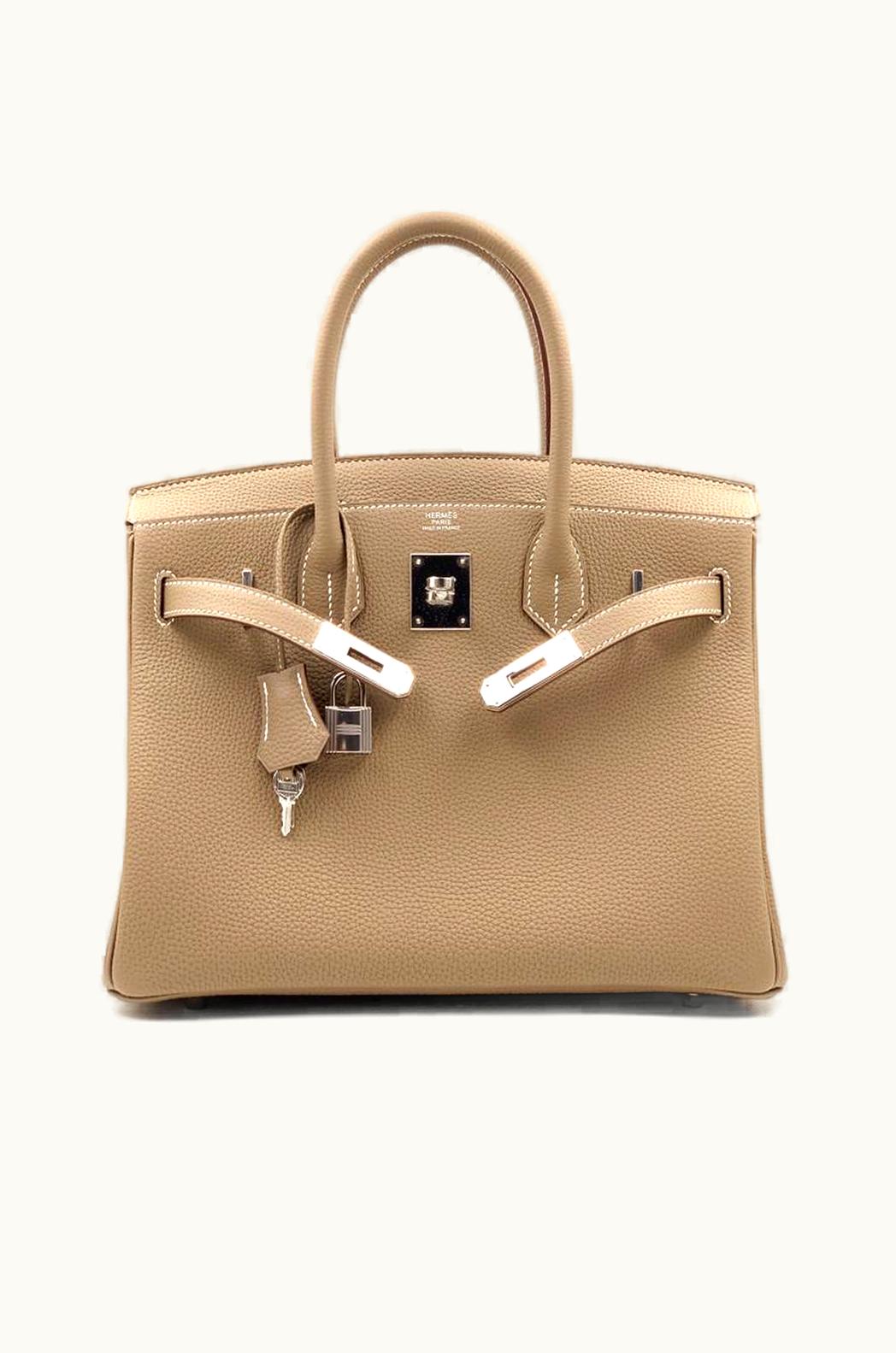Hermès Hermès Birkin 30cm - Etoupe - Epsom - Retourne - Palladium (PHW)