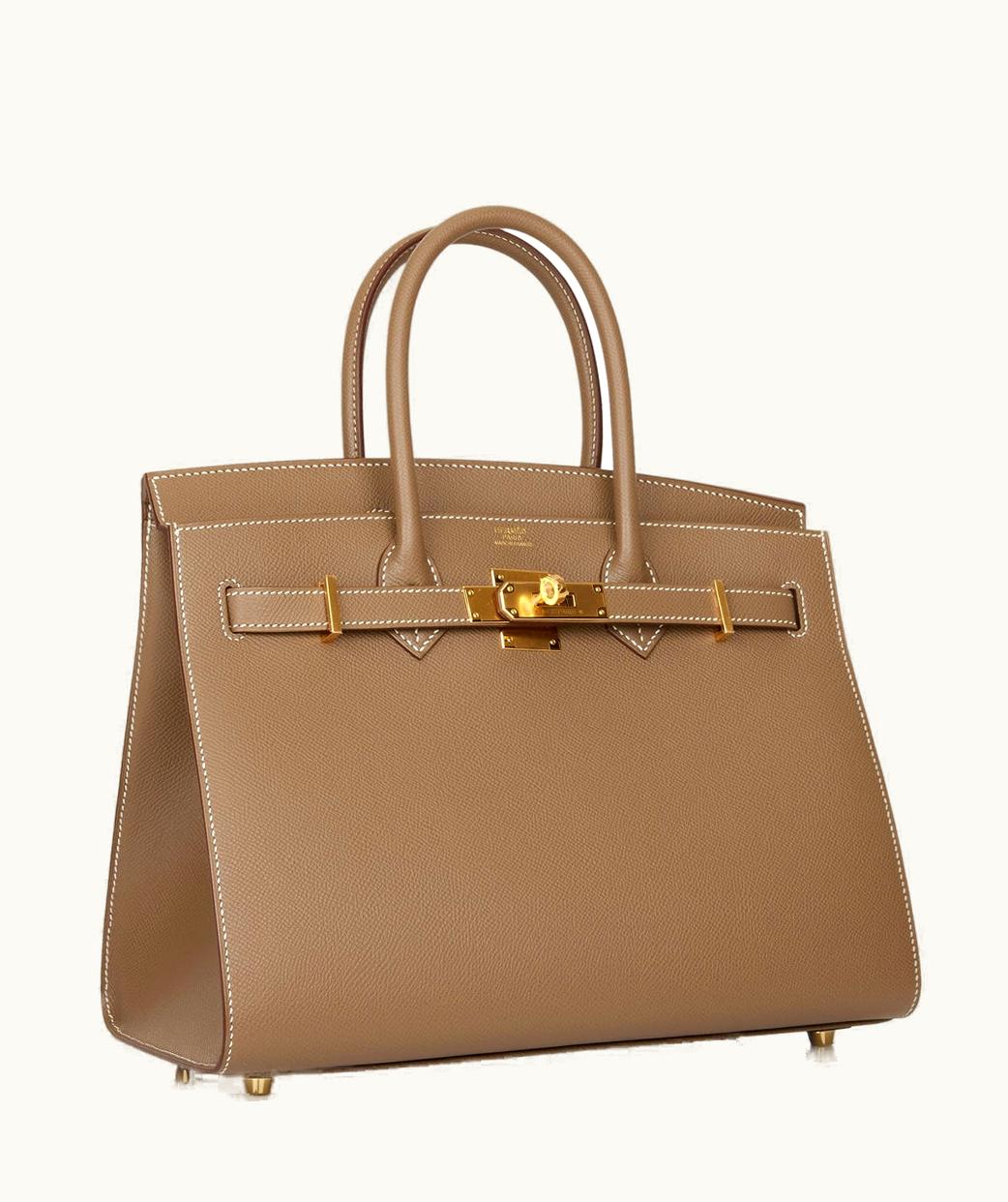 Hermès Hermès Birkin 30cm - Etoupe - Epsom - Sellier - Gold (GHW)