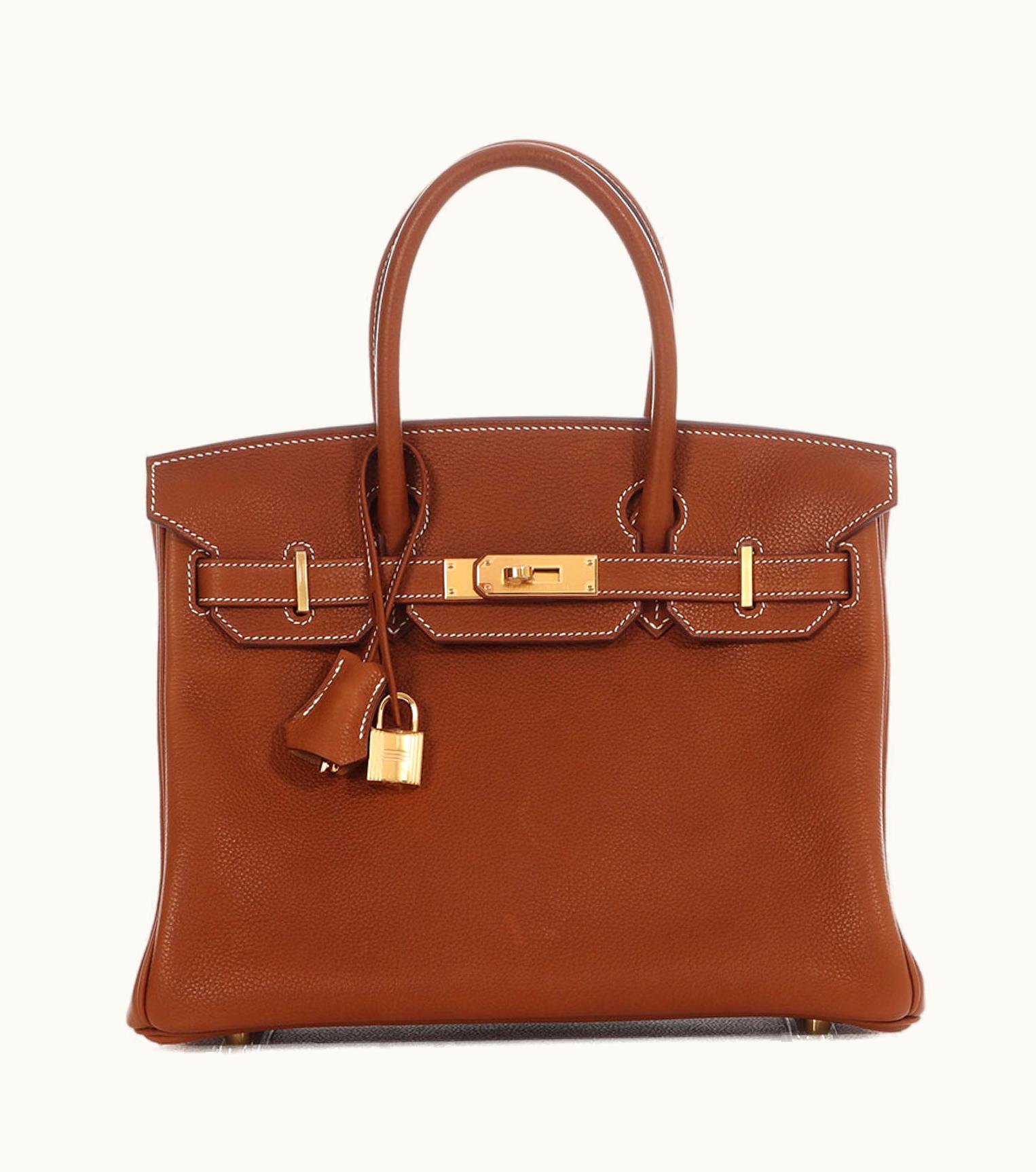 Hermès Hermès Birkin 30cm - Fauve - Togo - Retourne - Gold (GHW)
