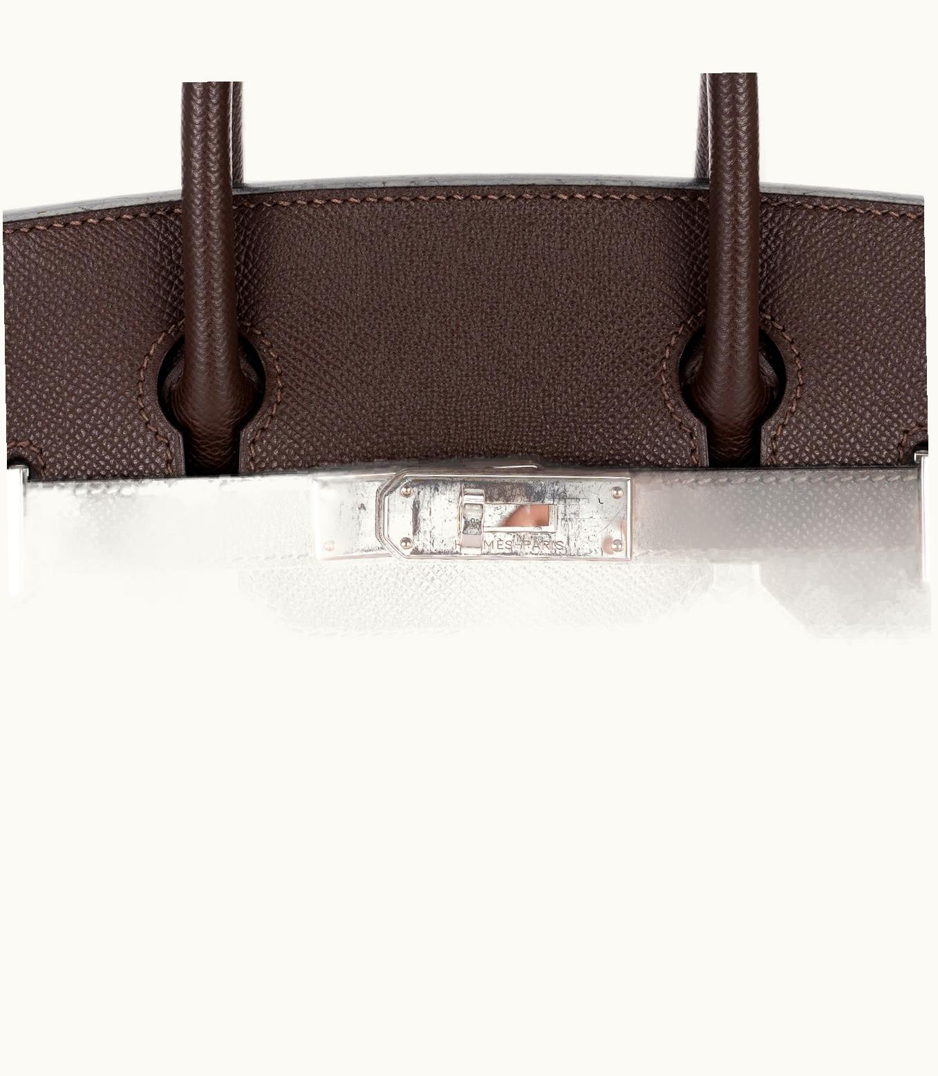 Hermès Hermès Birkin 30cm - Chocolat - Swift - Sellier - Palladium (PHW)