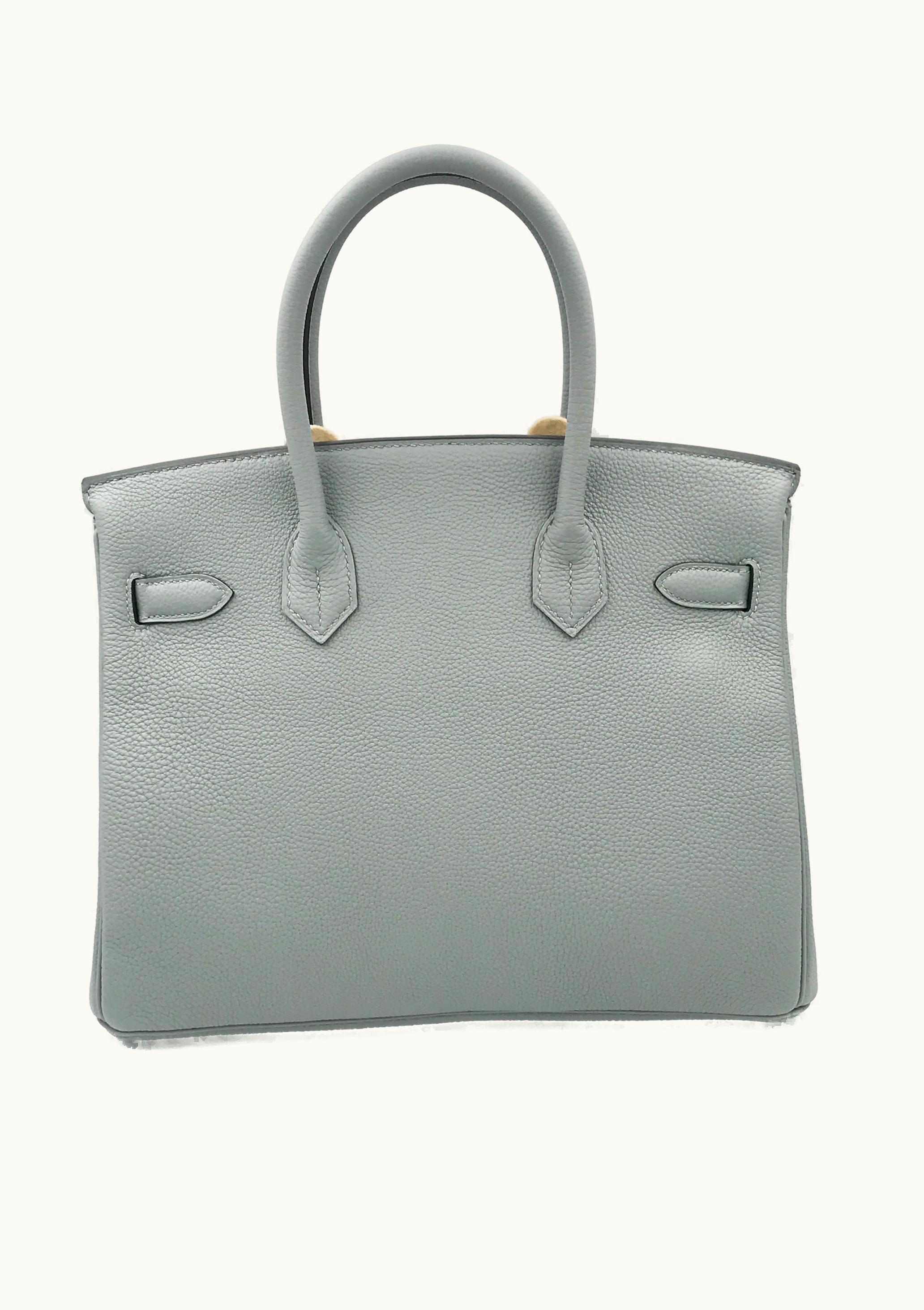 Hermès Hermès Birkin 30cm - Gris Mouette - Togo - Sellier - Palladium (PHW)