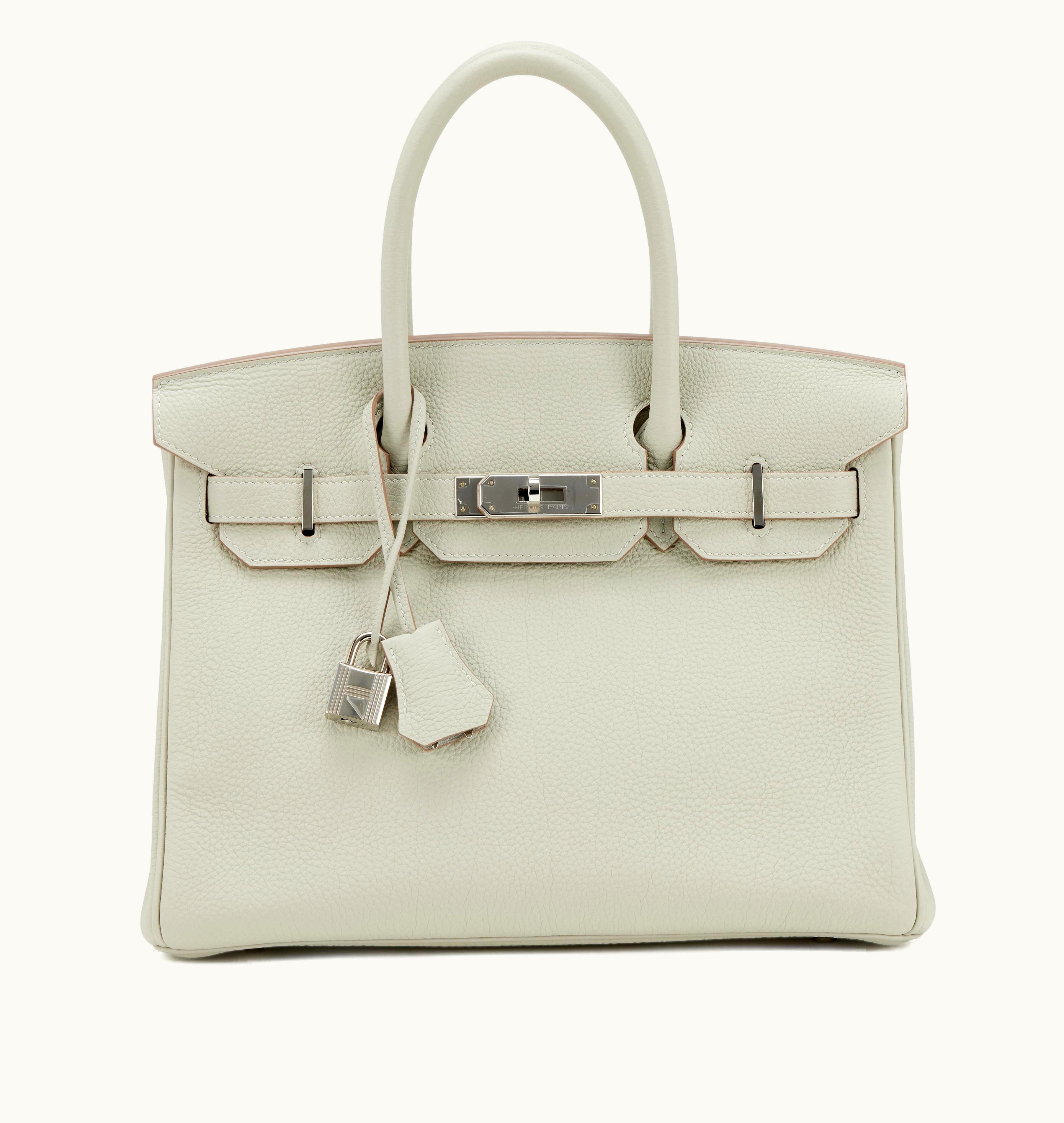 Hermès Hermès Birkin 30cm - Gris Perle - Swift - Sellier - Palladium (PHW)