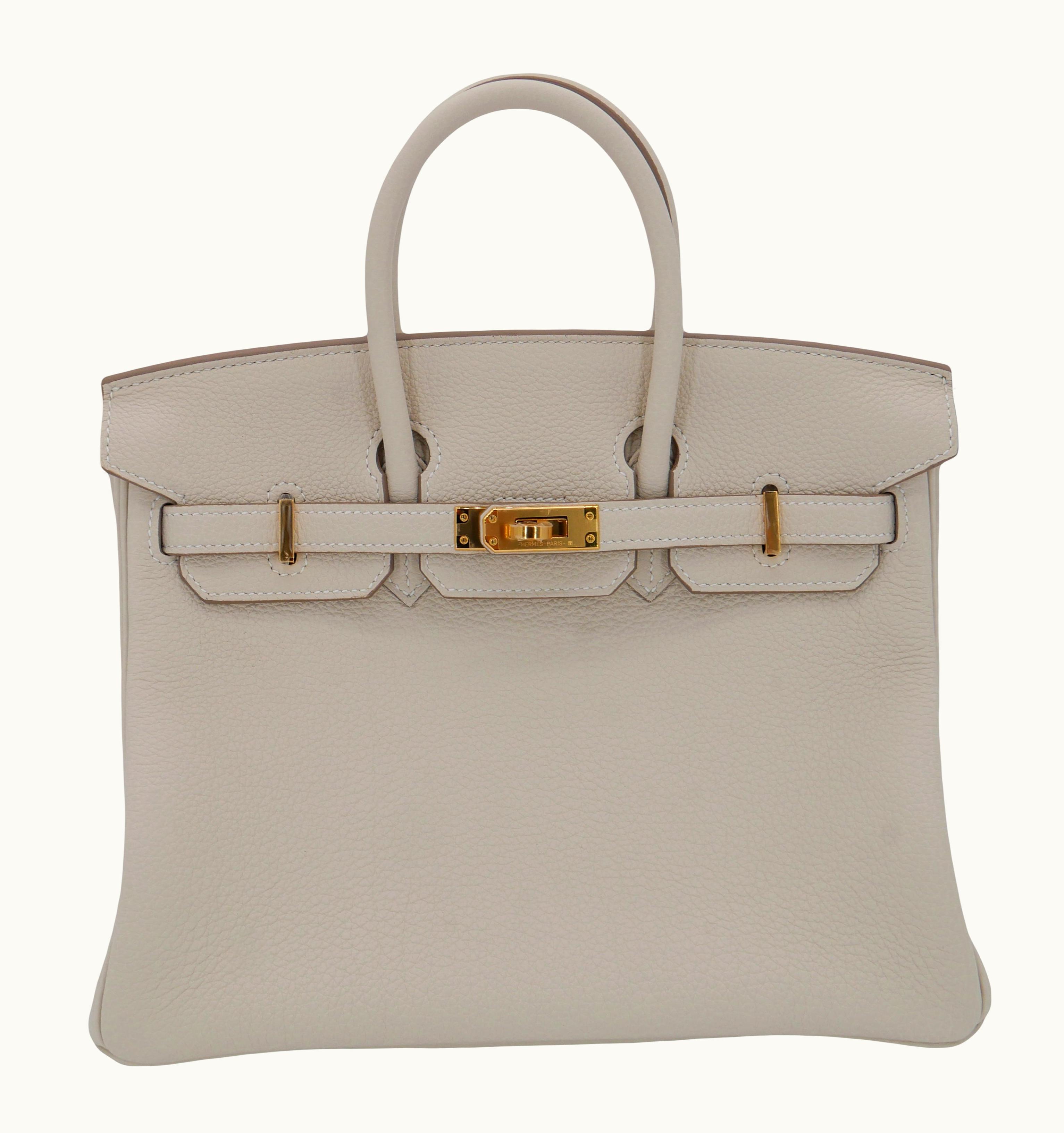 Hermès Hermès Birkin 30cm - Craie - Epsom - Retourne - Gold (GHW)