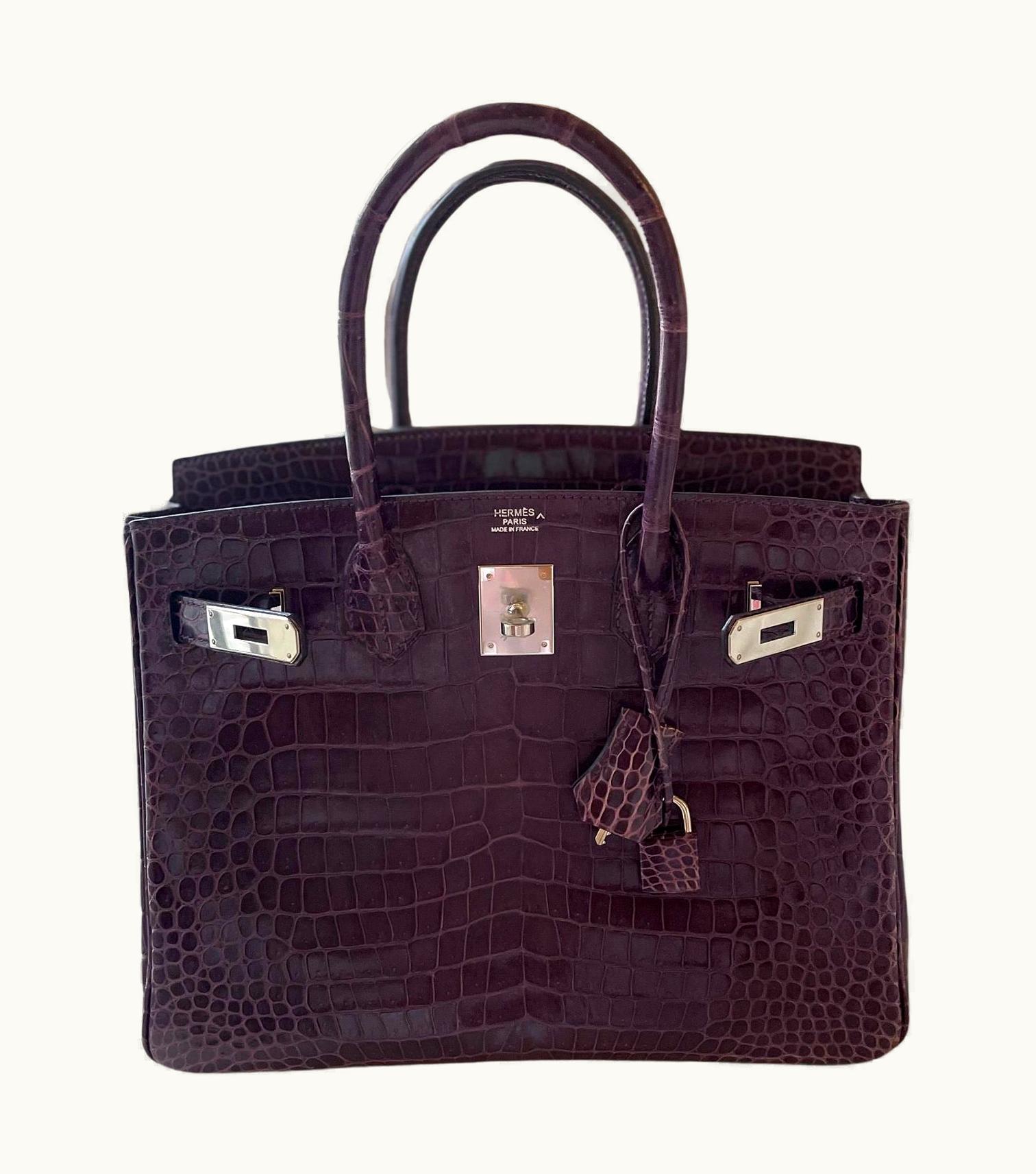 Hermès Hermès Birkin 30cm - Violet - Swift - Sellier - Palladium (PHW)