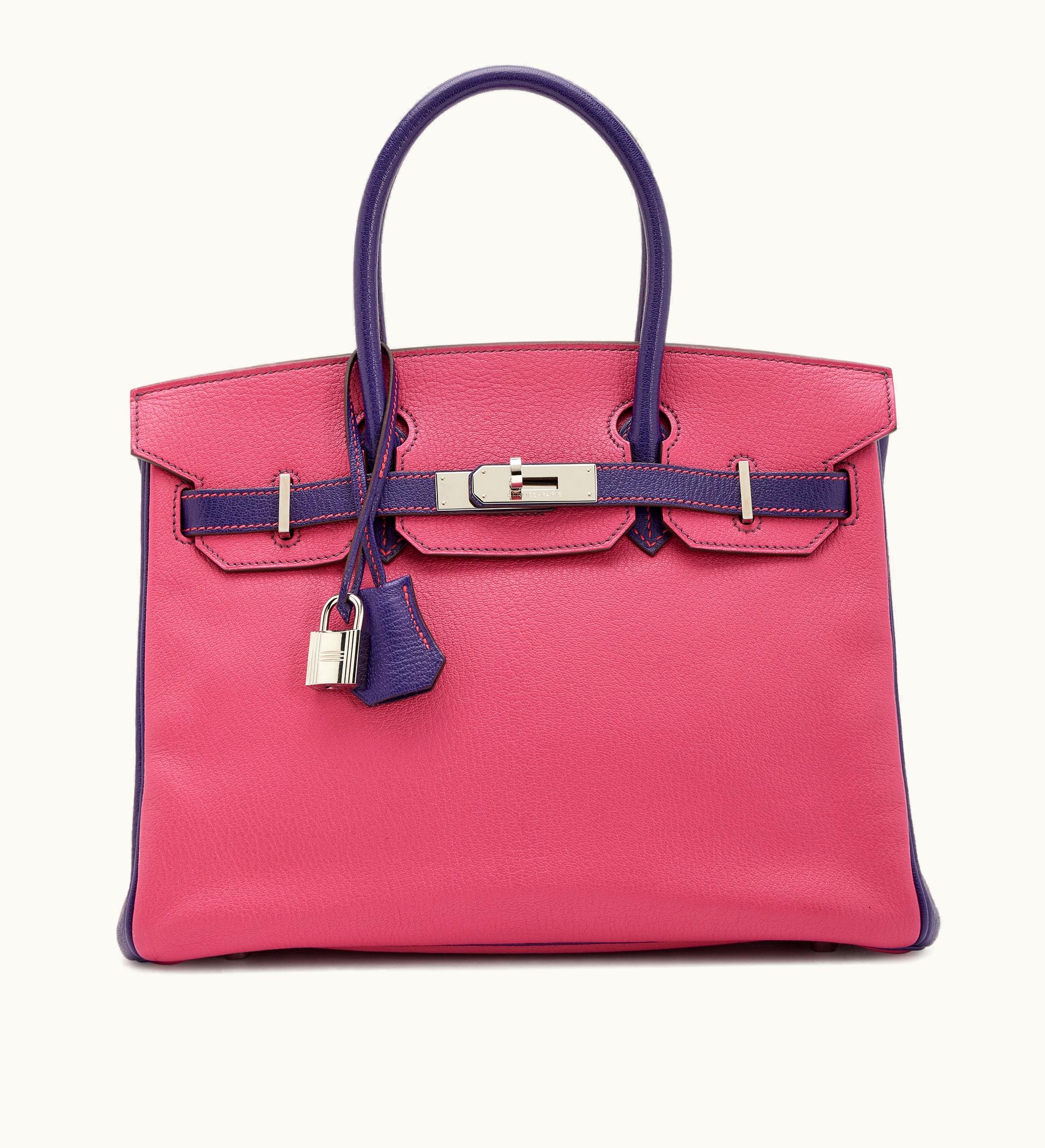 Hermès Hermès Birkin 30cm - Iris - Epsom - Retourne - Palladium (PHW)