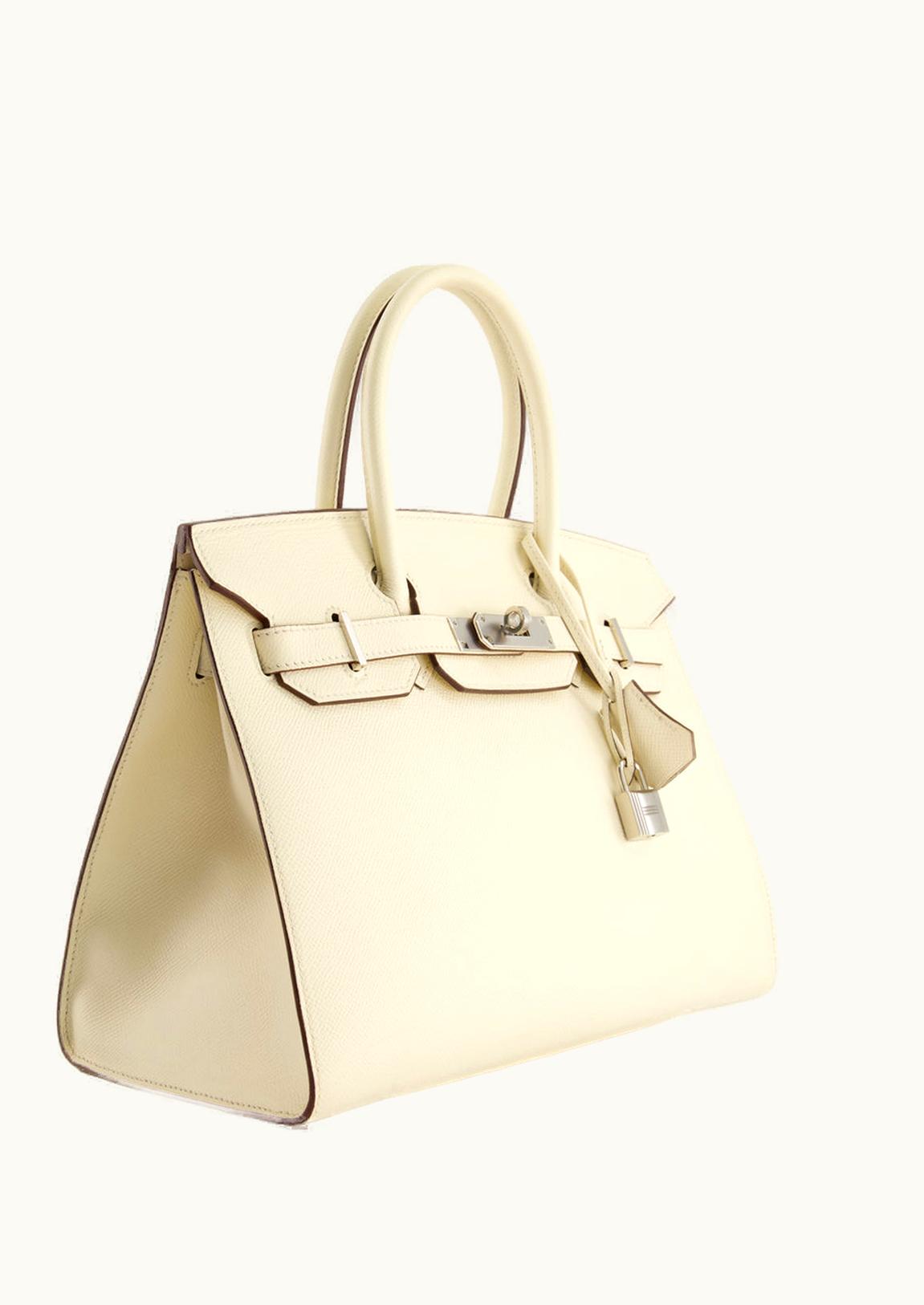 Hermès Hermès Birkin 30cm - Nata - Swift - Sellier - Palladium (PHW)