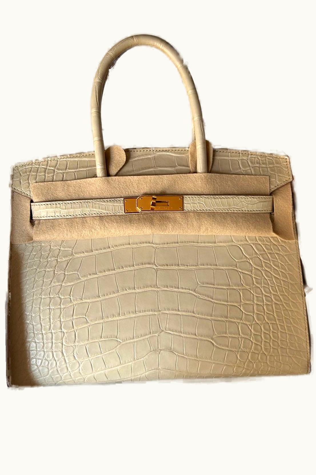 Hermès Hermès Birkin 30cm - Beton - Epsom - Sellier - Gold (GHW)