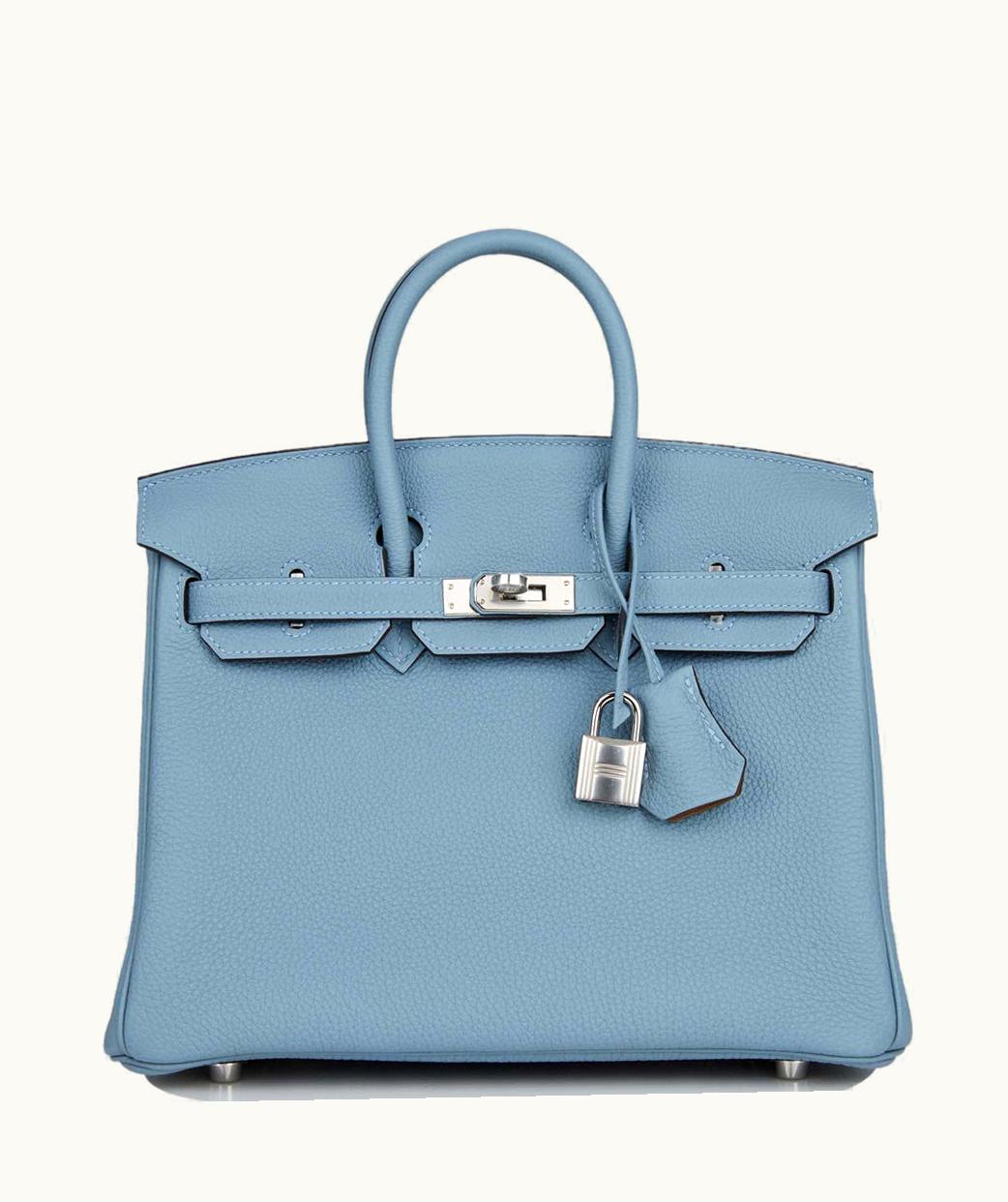 Hermès Hermès Birkin 30cm - Bleu Lin - Epsom - Sellier - Palladium (PHW)